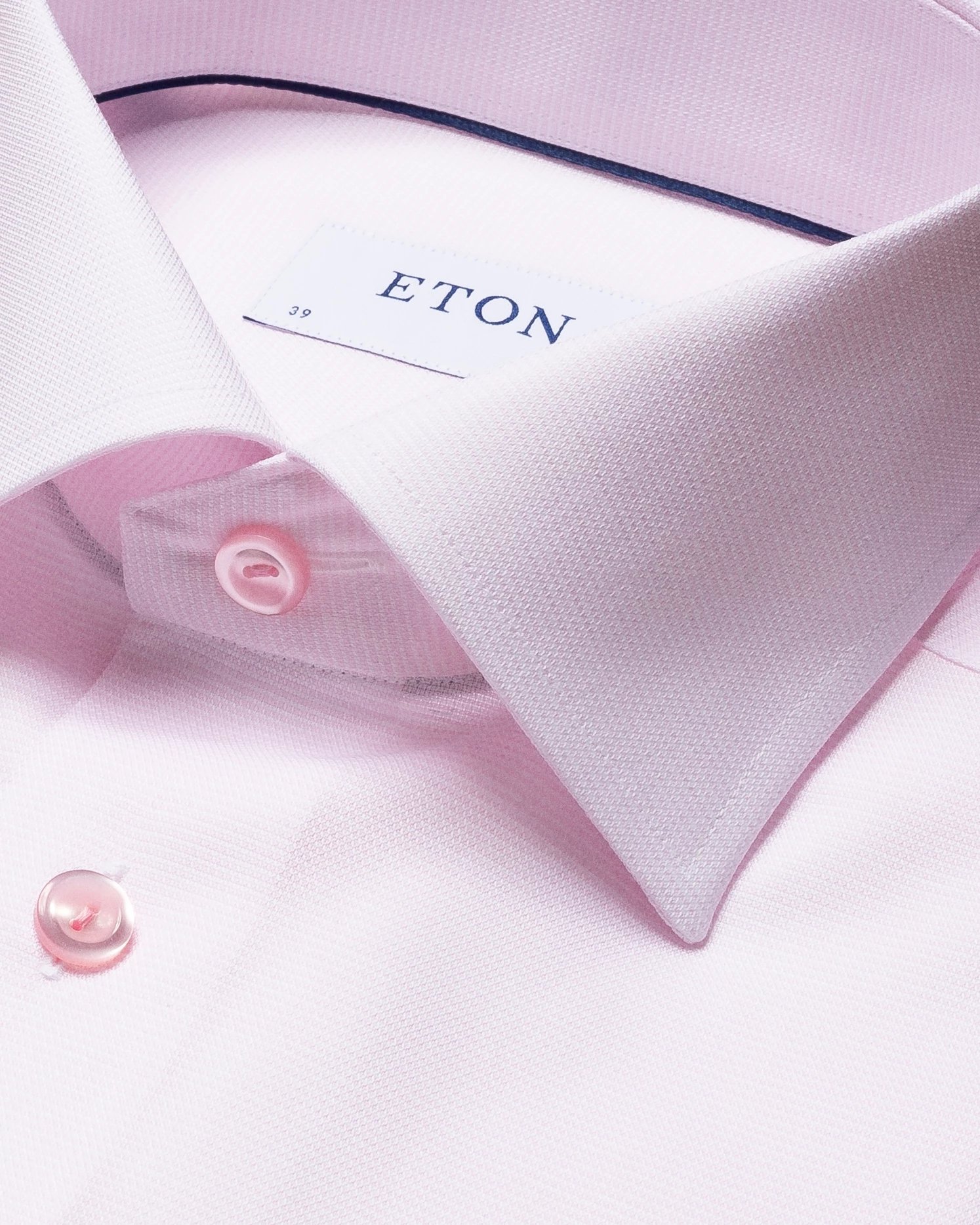 Eton - pink twill shirt