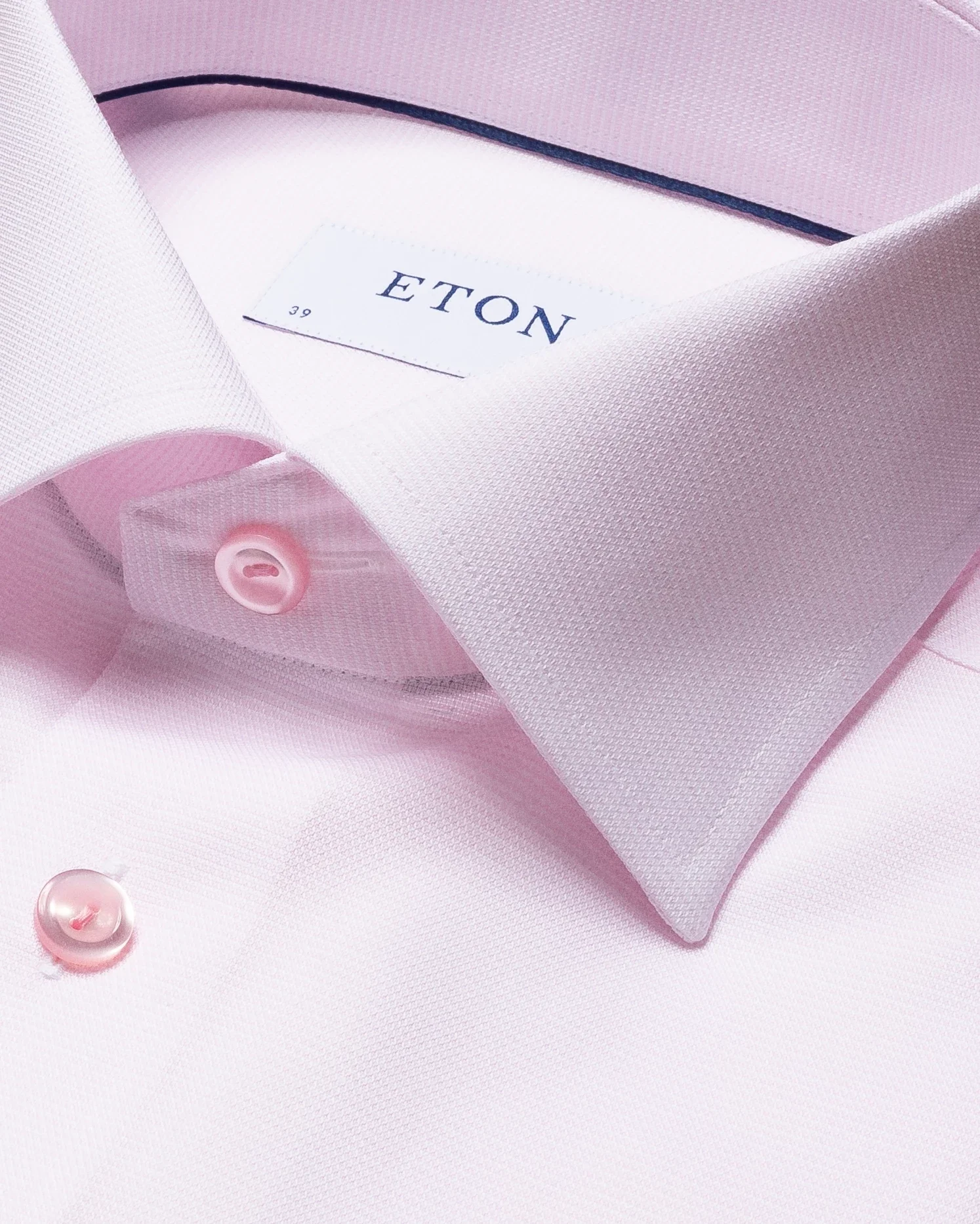 Eton - pink twill shirt