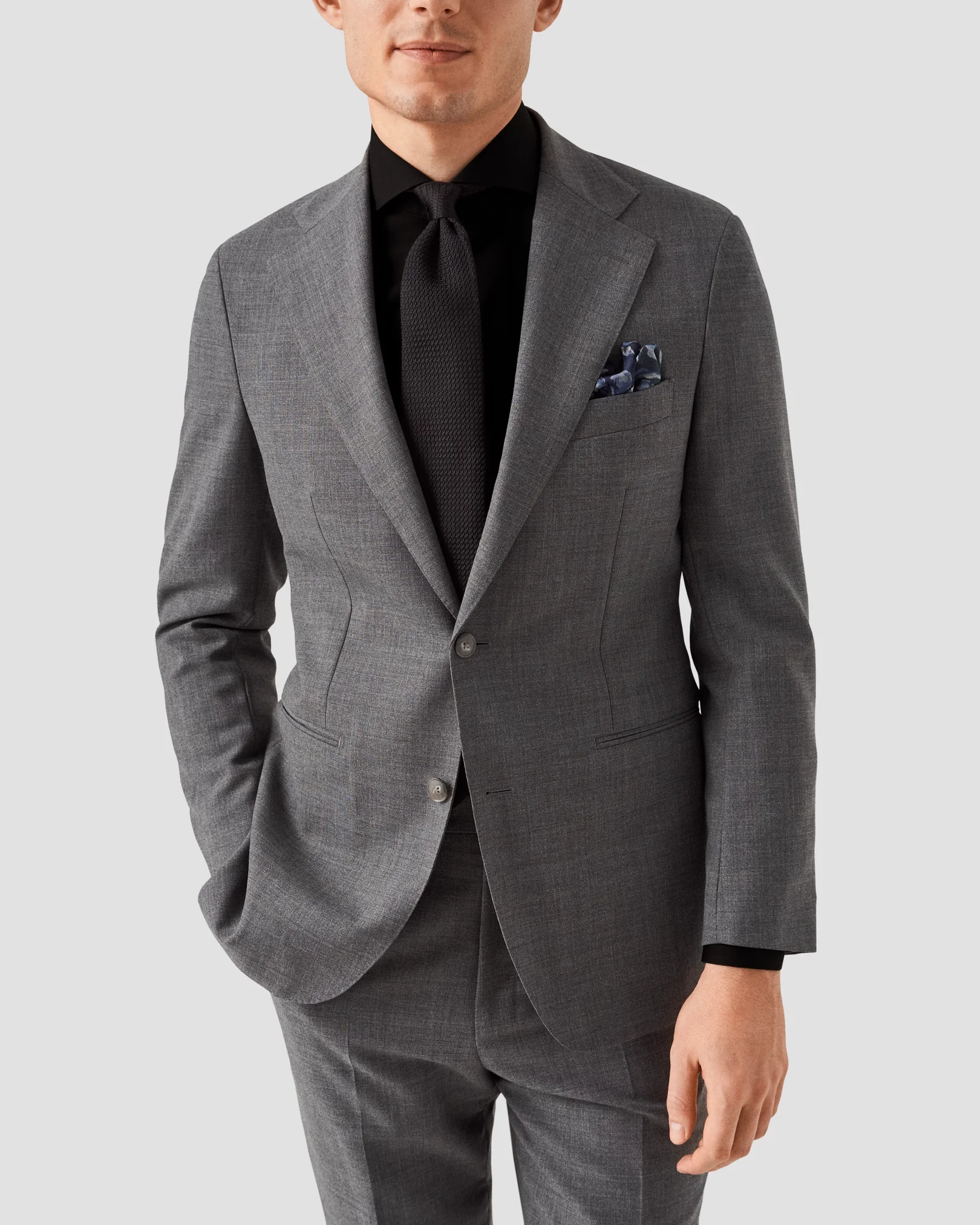 Eton - black poplin