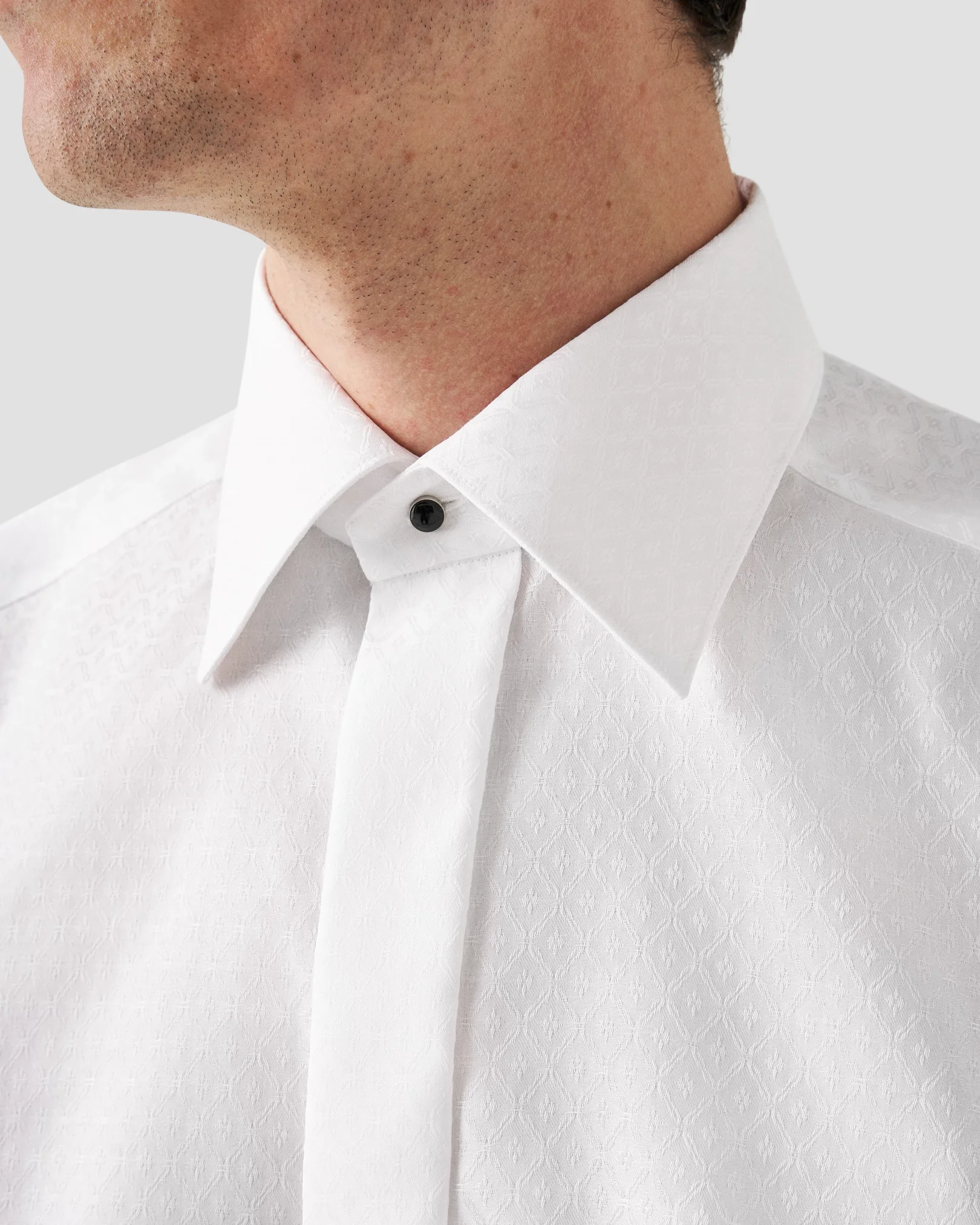 Eton - white marilyn jacquard