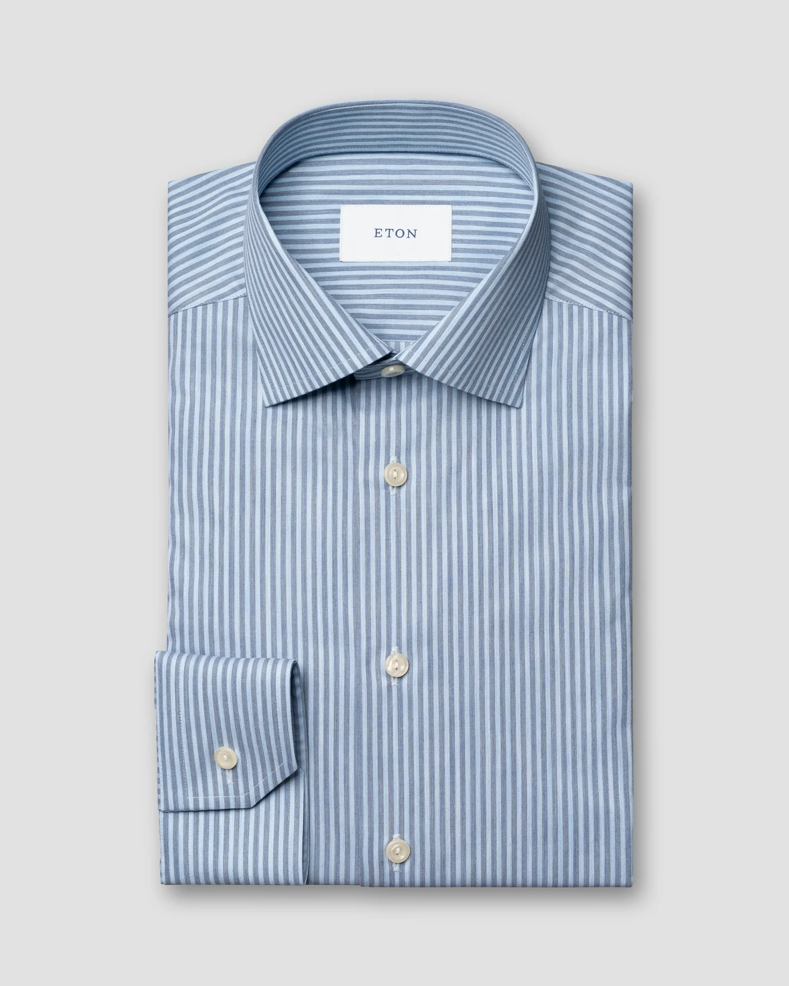 Eton - Gestreiftes Hemd aus feinem Twill