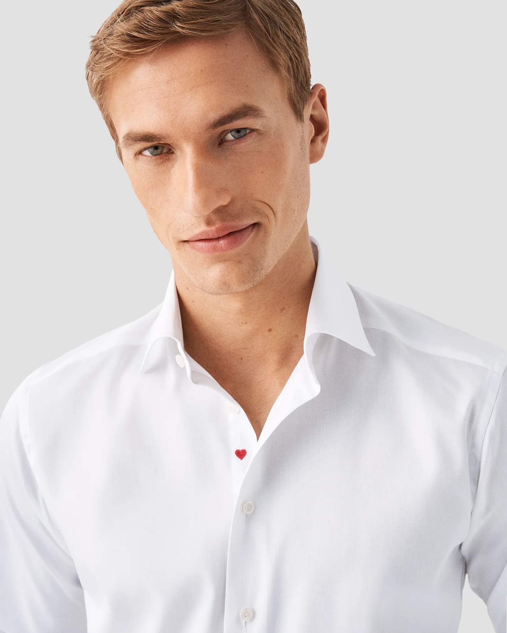 Eton - white signature twill vday
