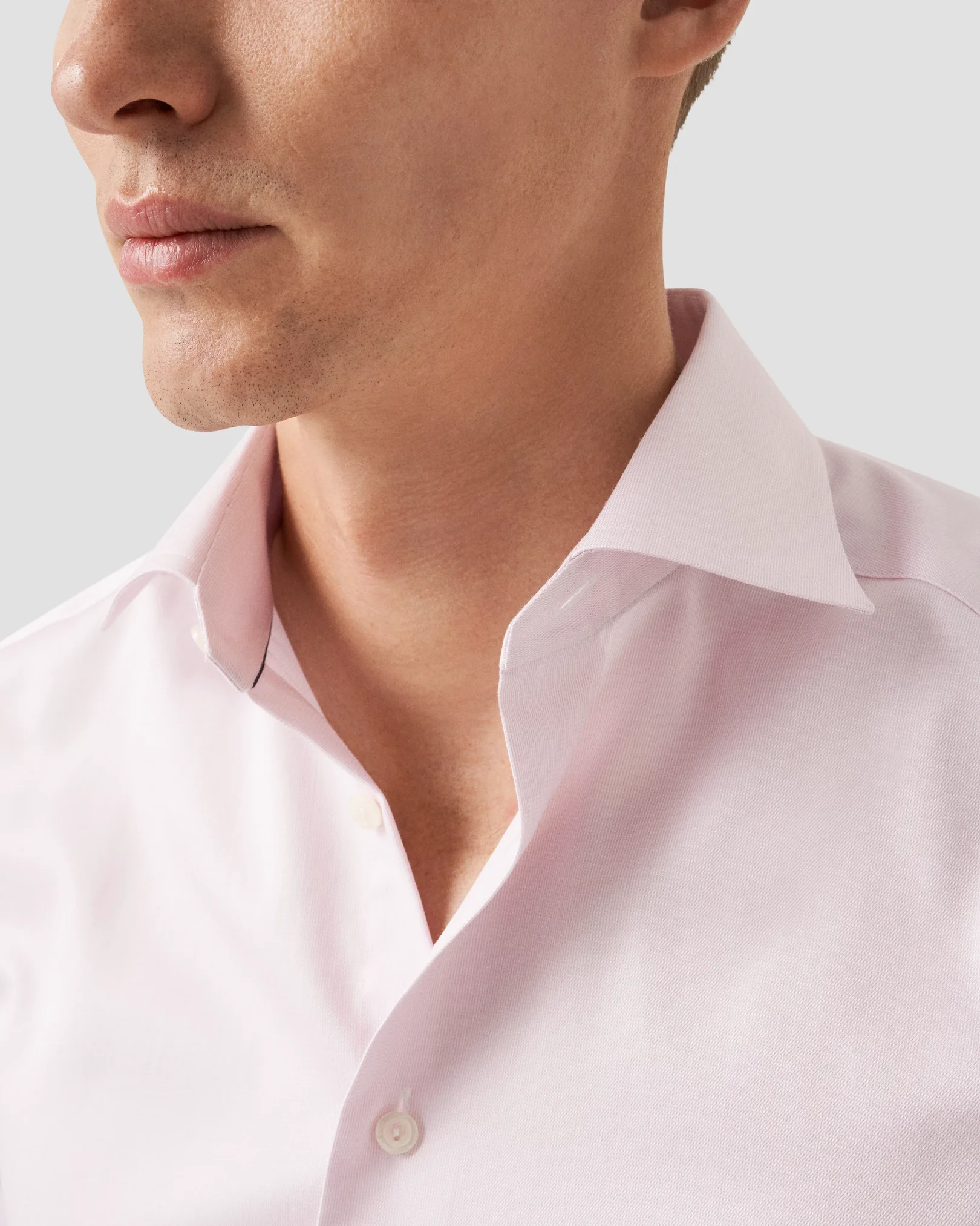 Eton - pink signature twill made to order