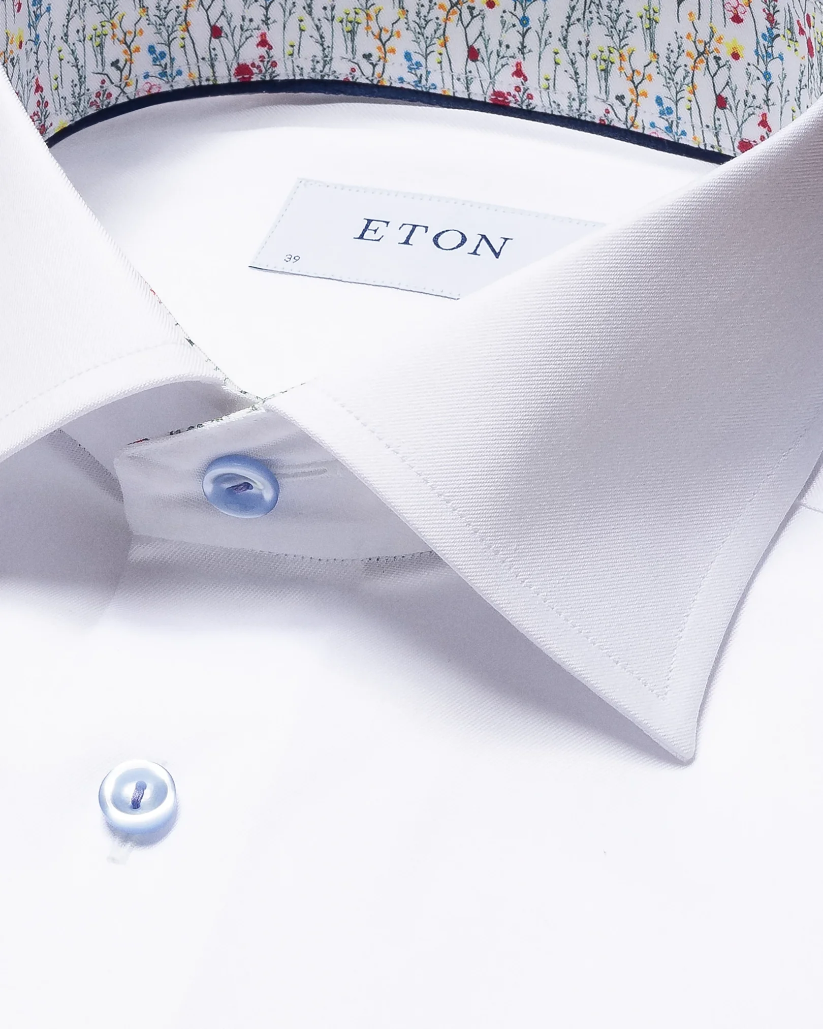 Eton - white signature twill