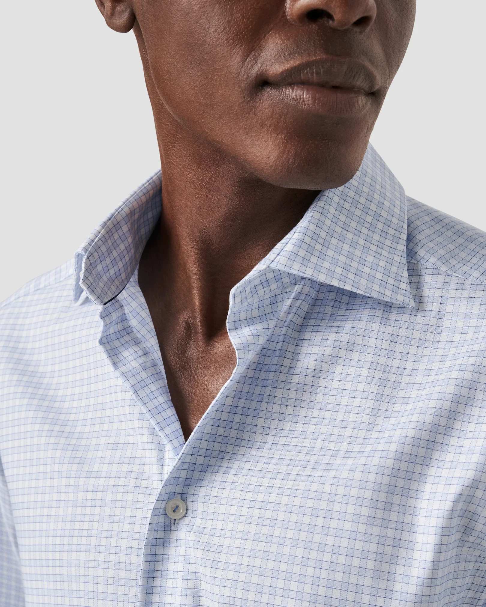 Eton - elegent checked twill shirt