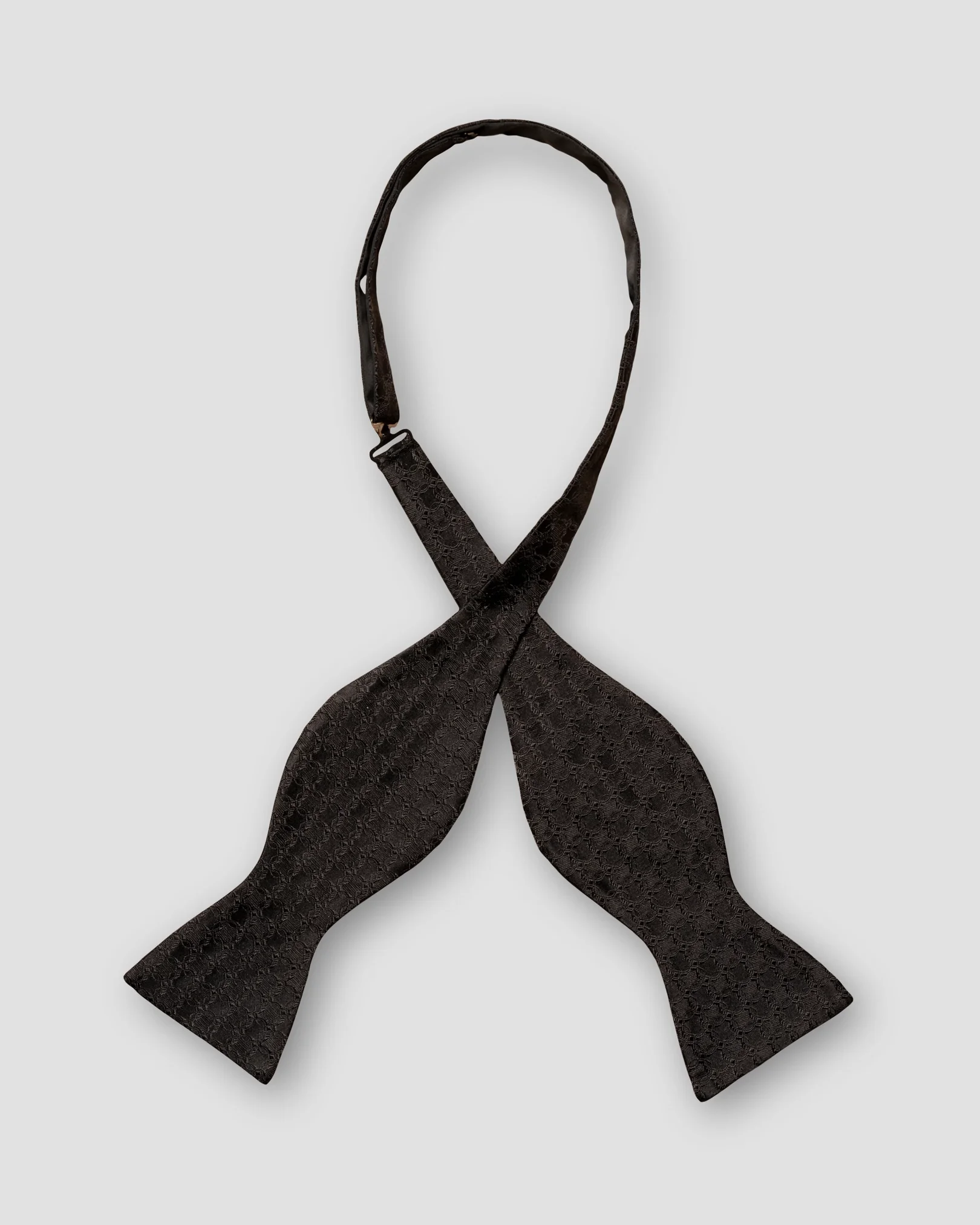 Eton - pure silk black bowtie
