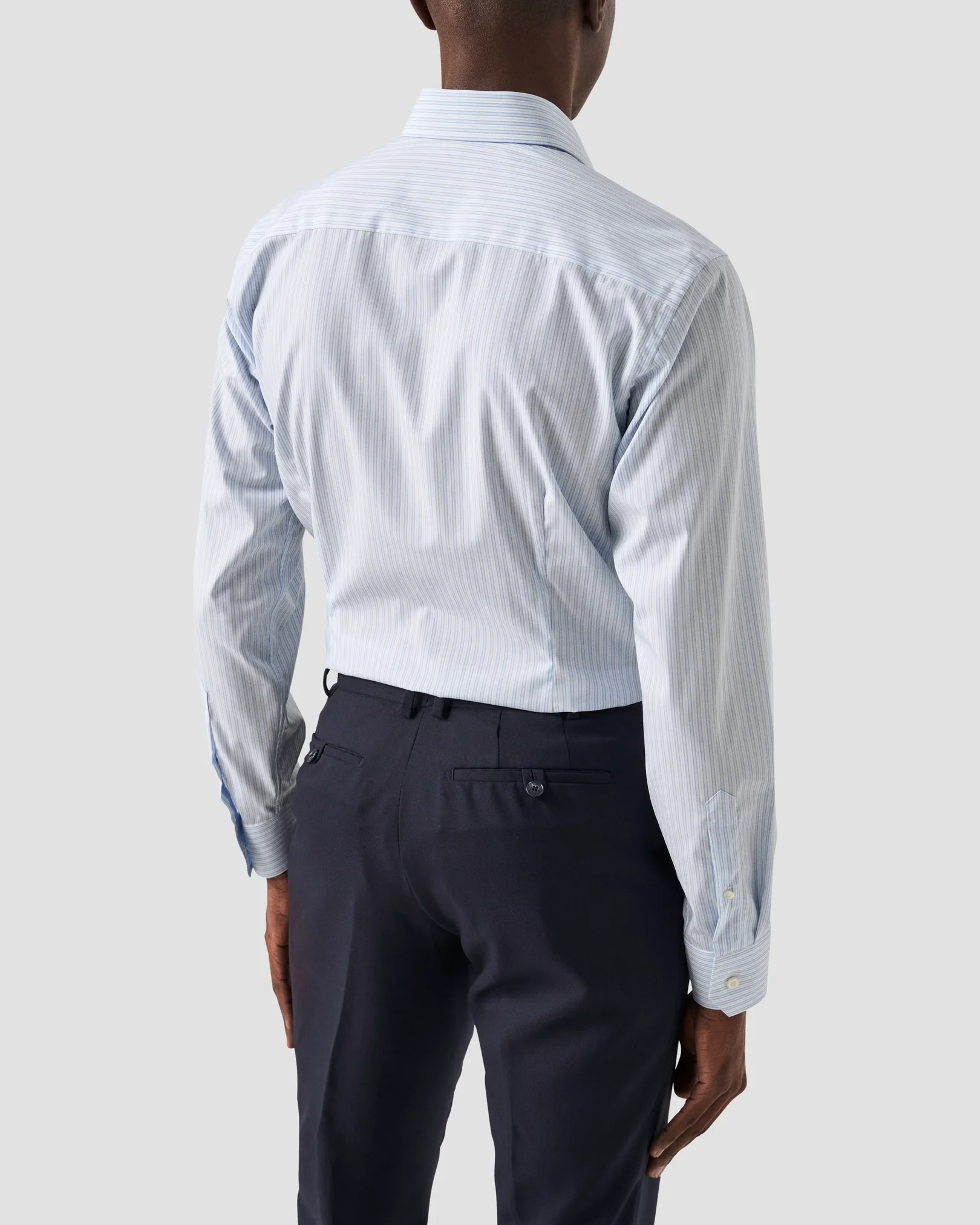 Eton - light blue poplin made to order