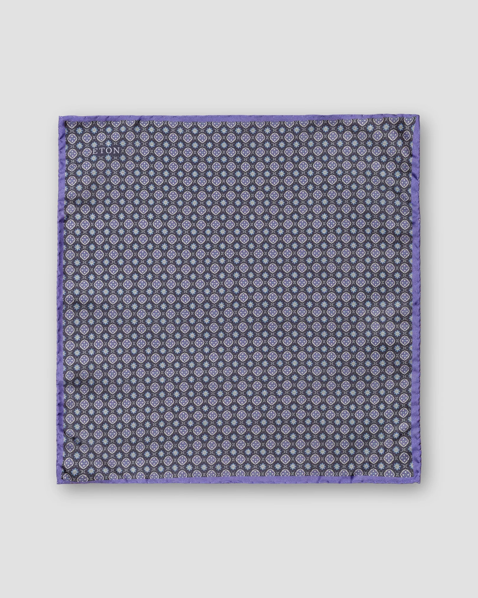 Eton - navy blue medallion print
