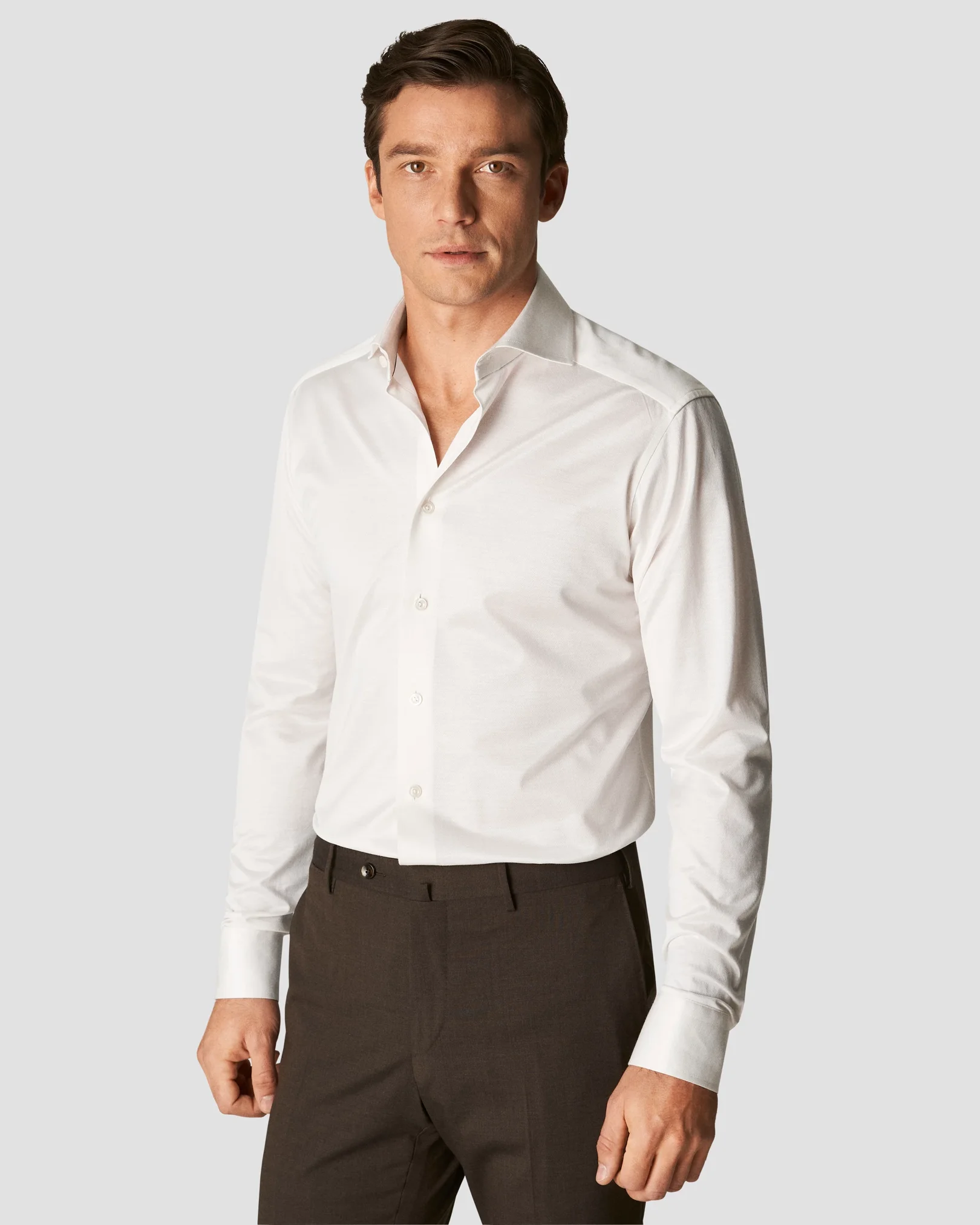 Eton - white jacquard widespread