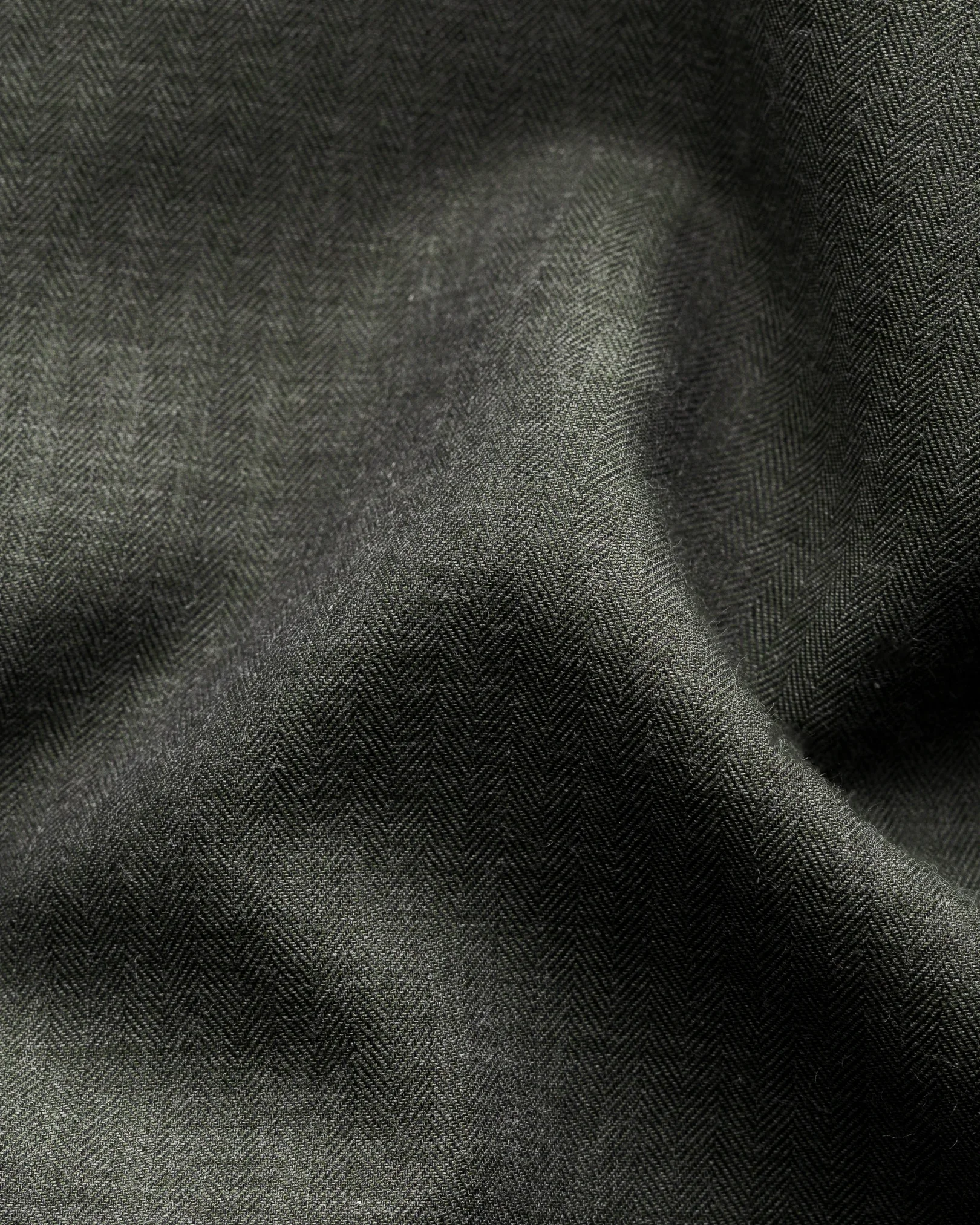 Eton - dark green flnnel shirt