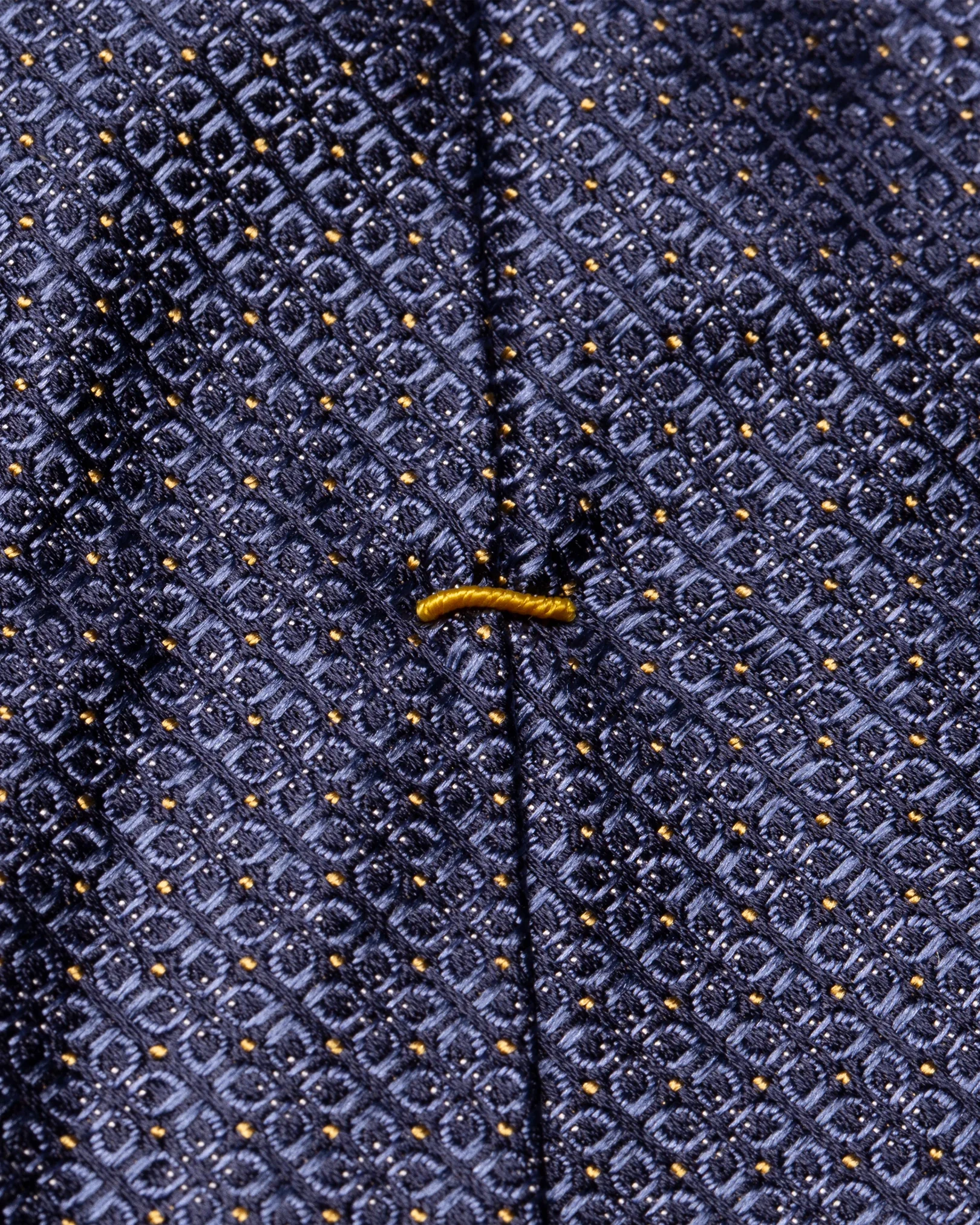 Eton - navy blue jacquard tie
