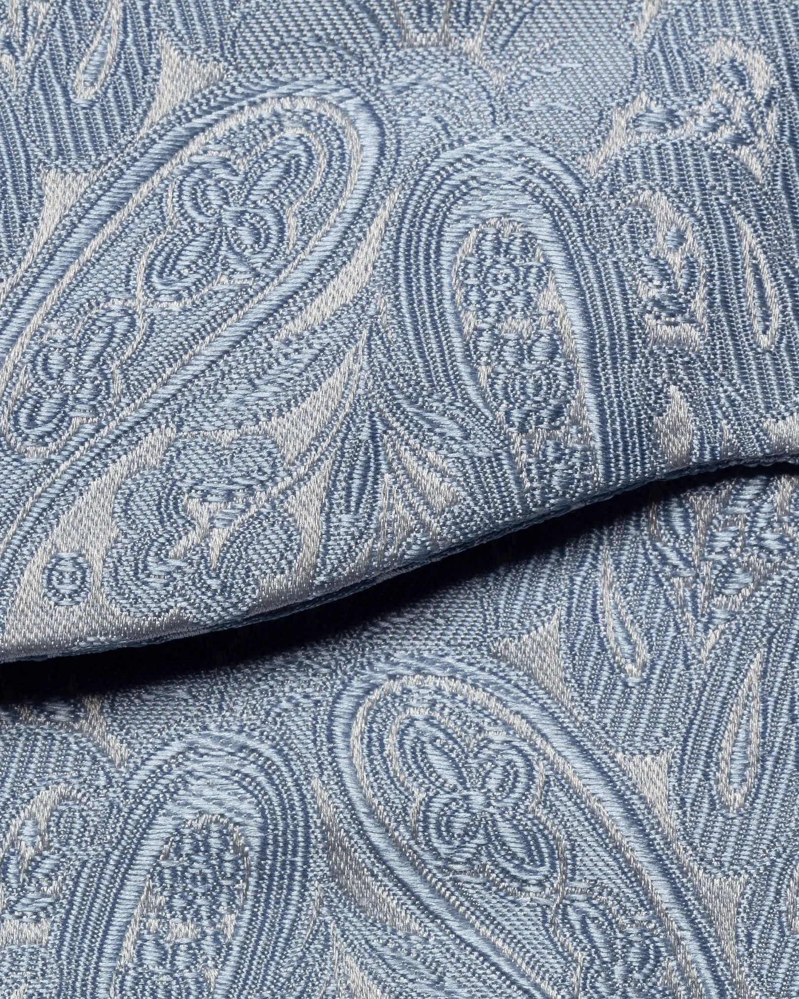 Eton - light blue bow tie jacquard woven