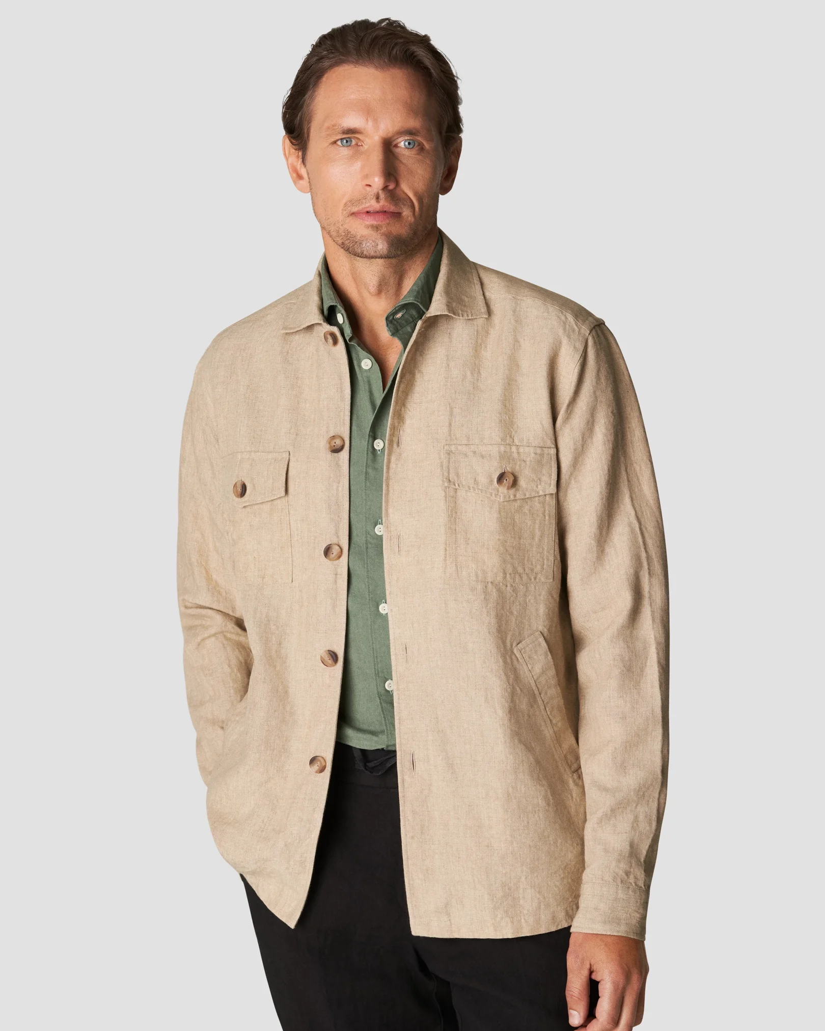 Eton - mid green heavy twill
