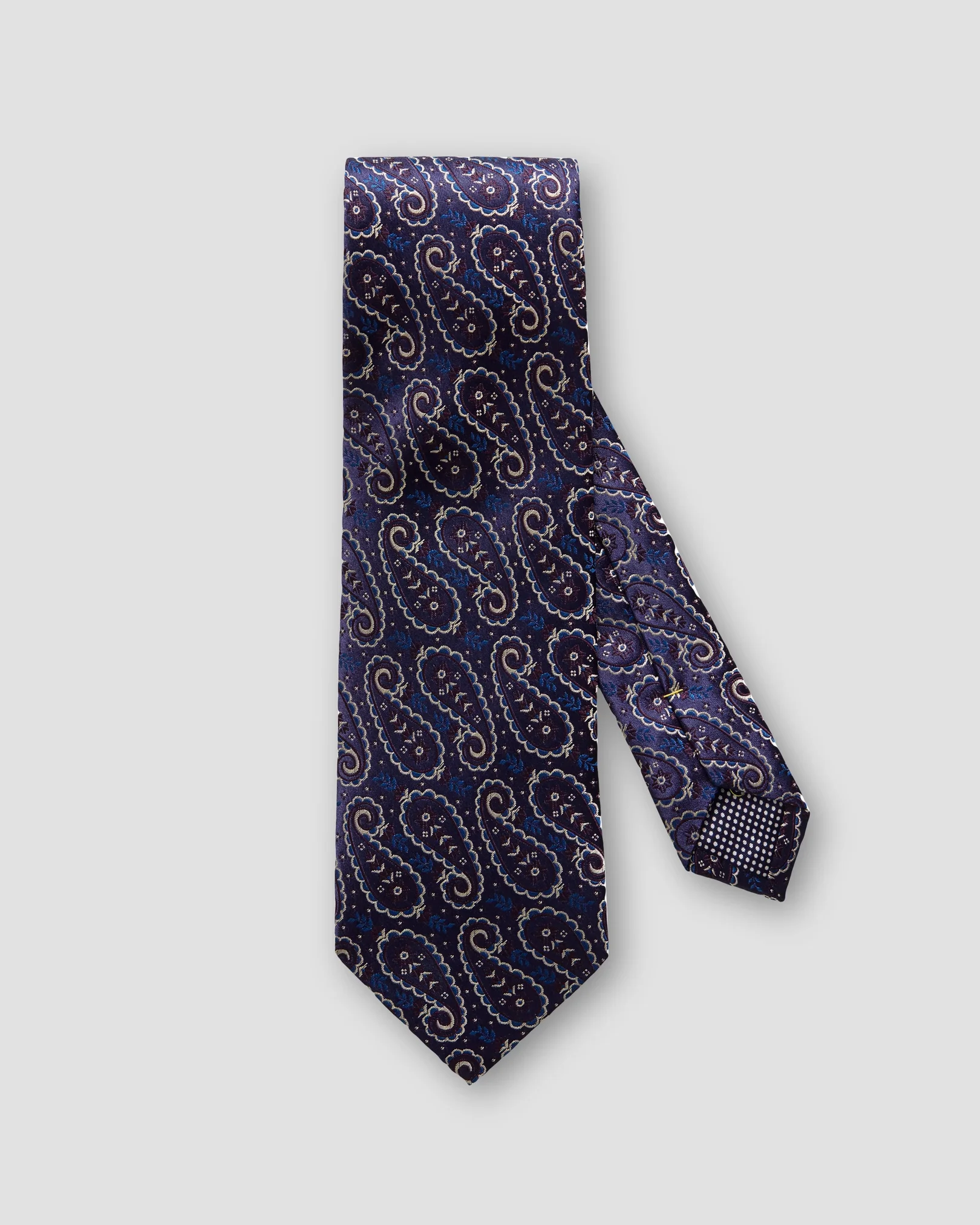 Eton - navy paisley print