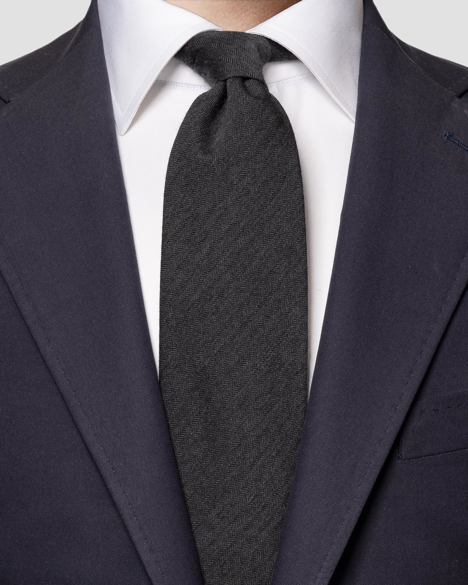Eton - dark grey woolblend