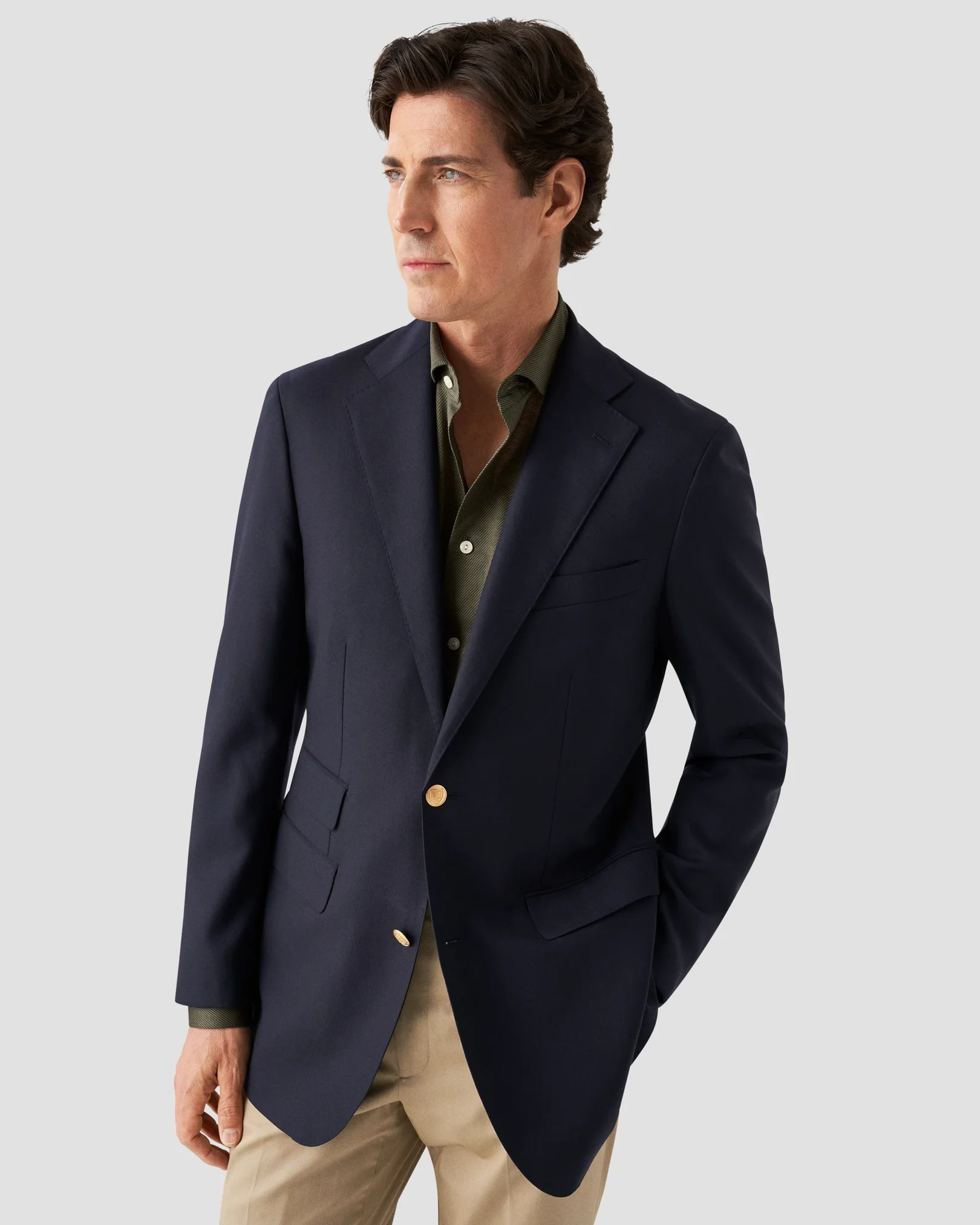 Eton - dark green knit king