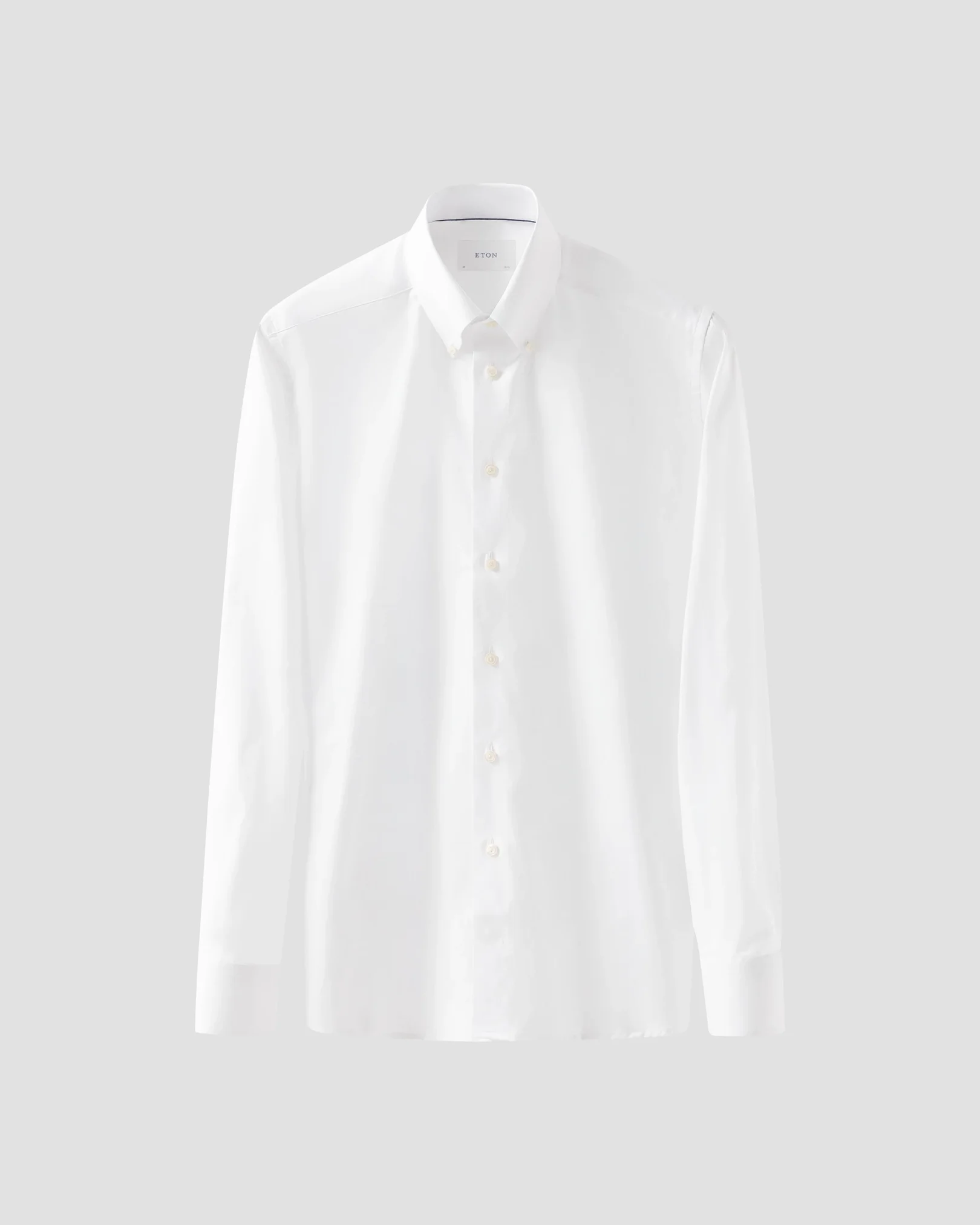 Eton - white solid wrinkle free oxford