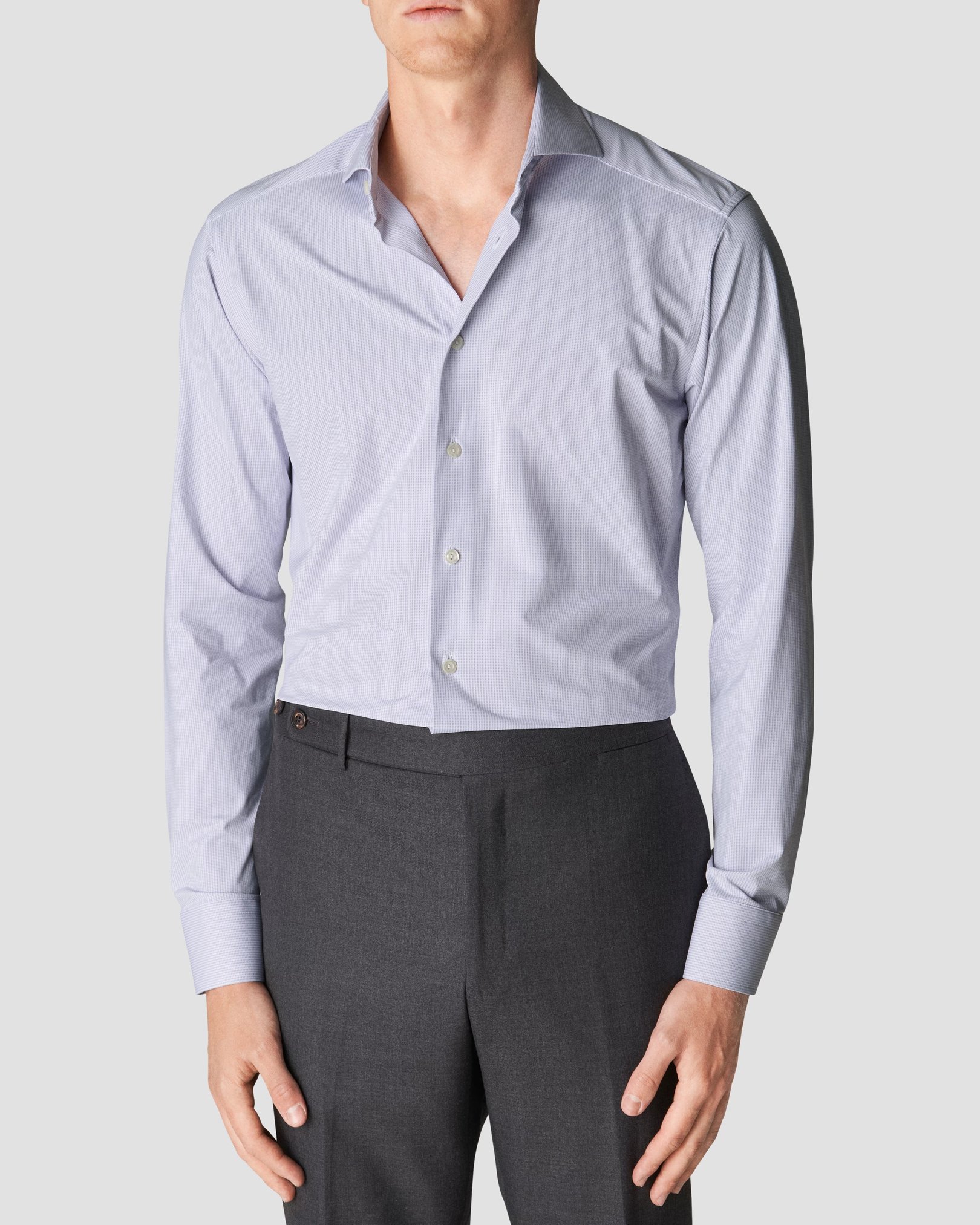 Eton - light purple four way stretch