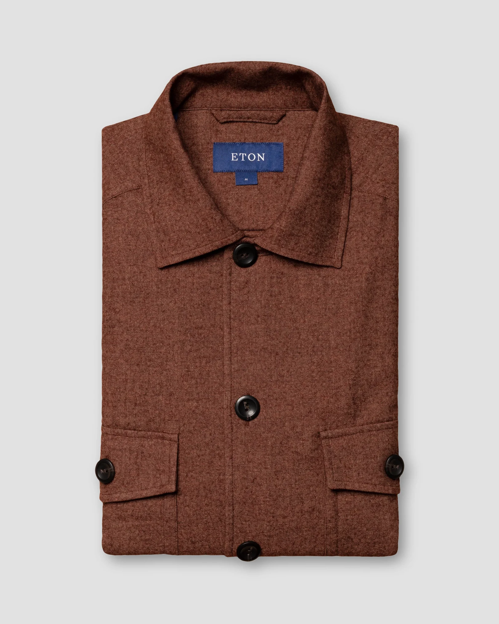 Eton - orange flannel overshirt