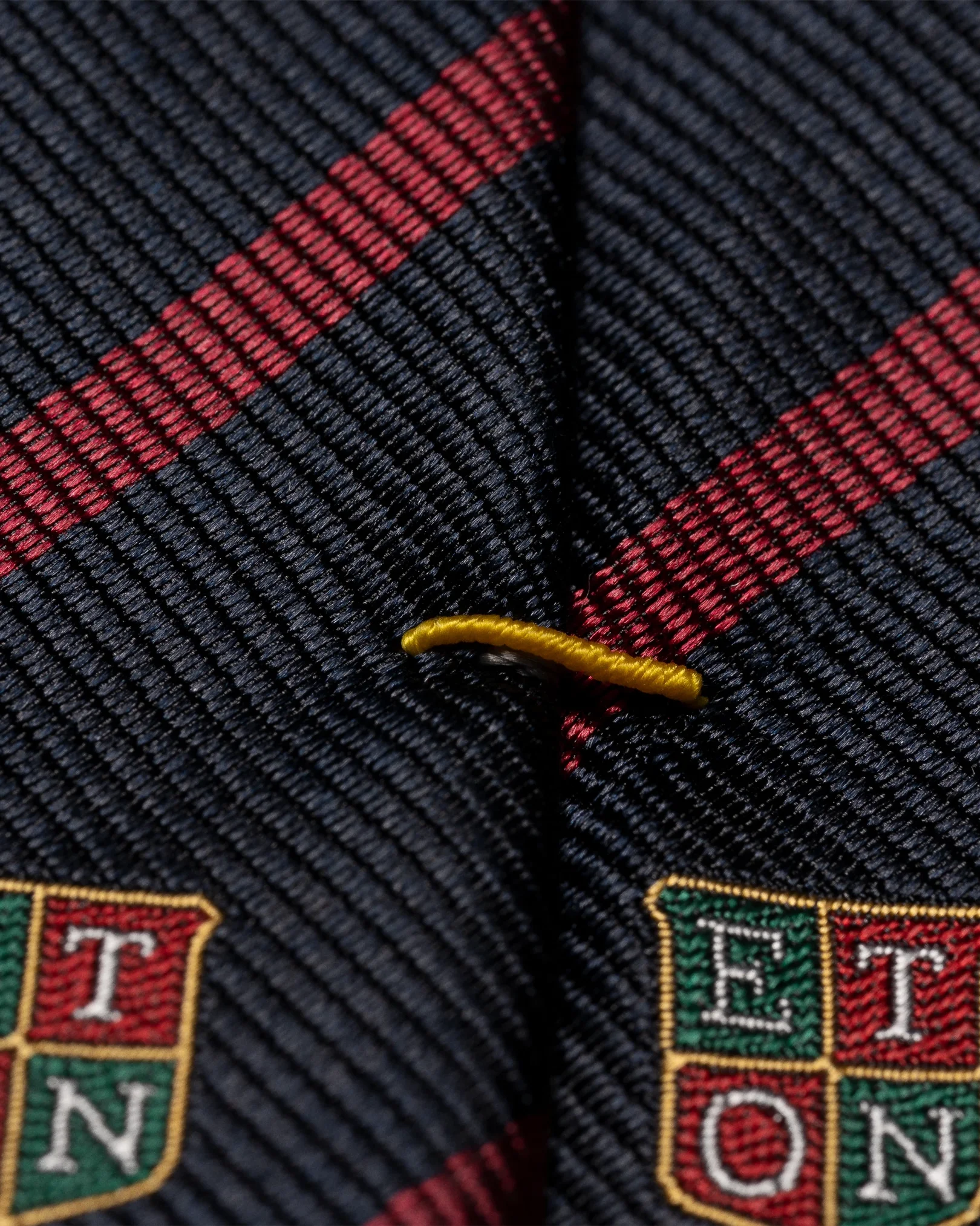 Eton - navy blue ivy tie