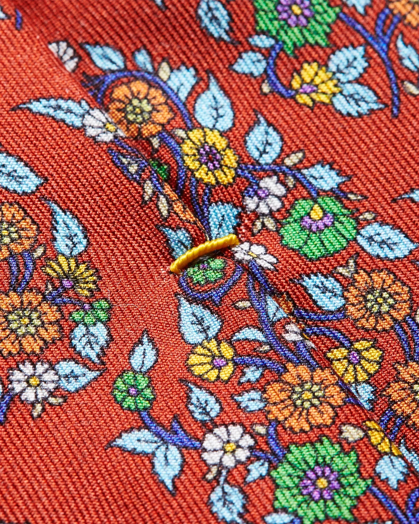 Eton - red paisley drop