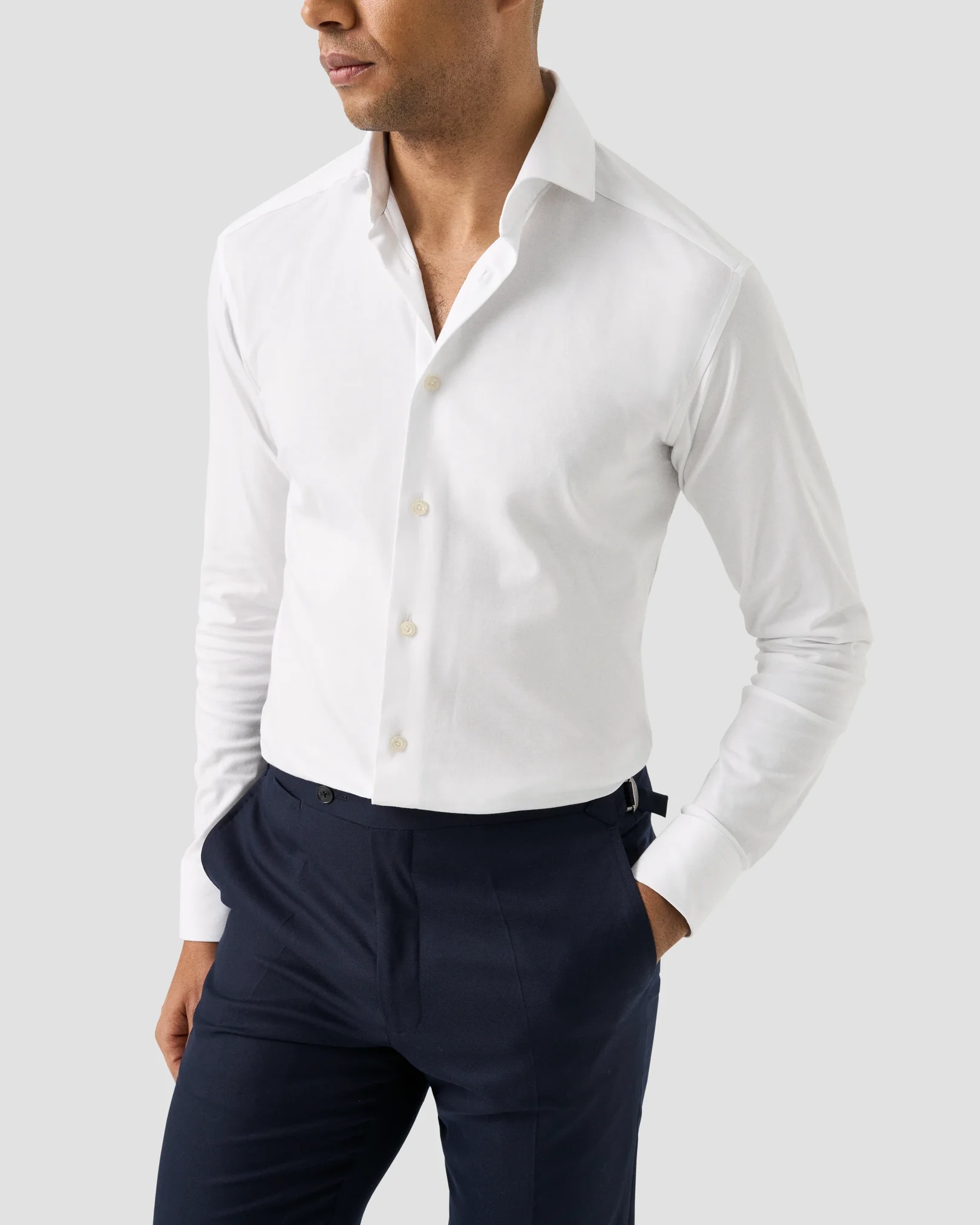 Eton - supima cotton four way strech shirt