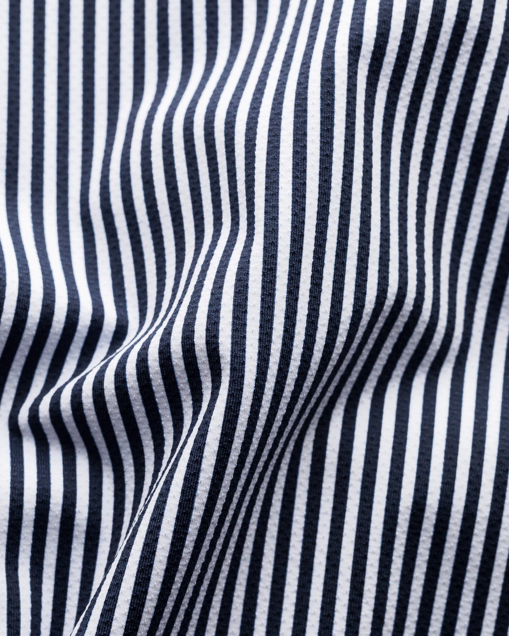 Eton - navy blue four way stretch wide spread