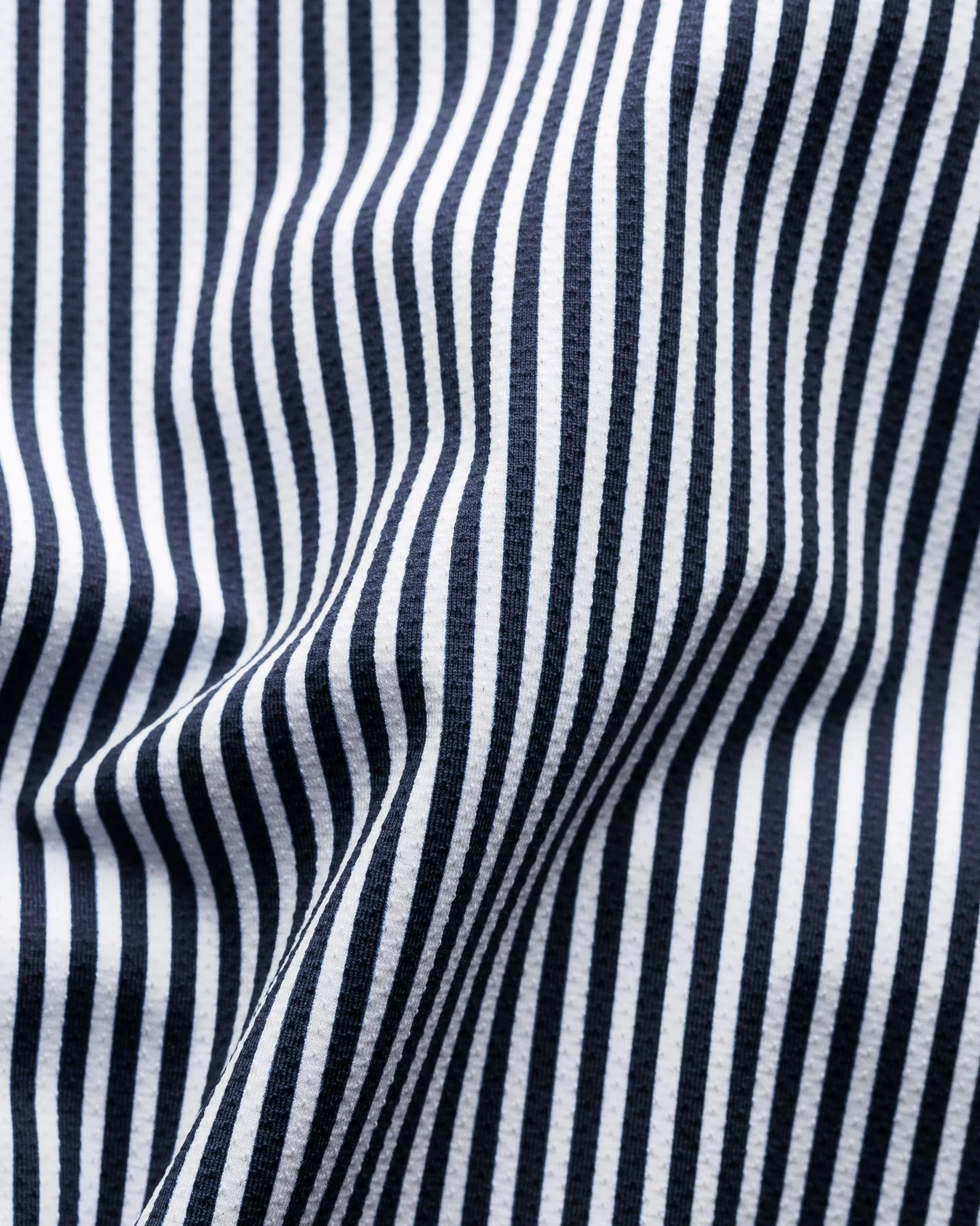 Eton - navy blue four way stretch wide spread