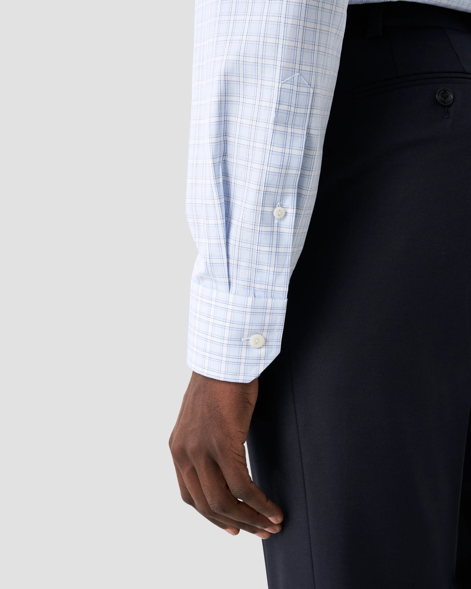 Eton - light blue timeless checked