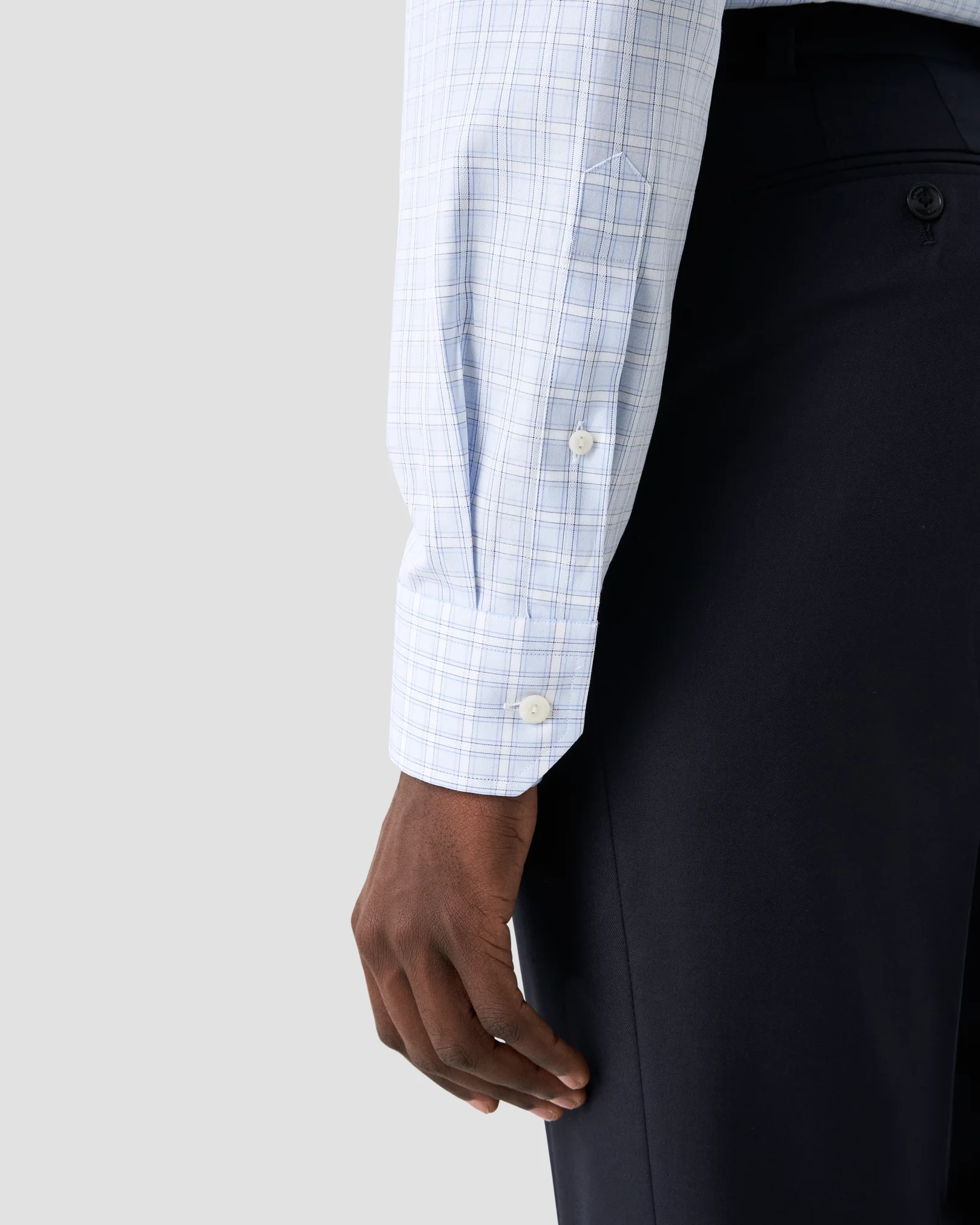 Eton - light blue timeless checked