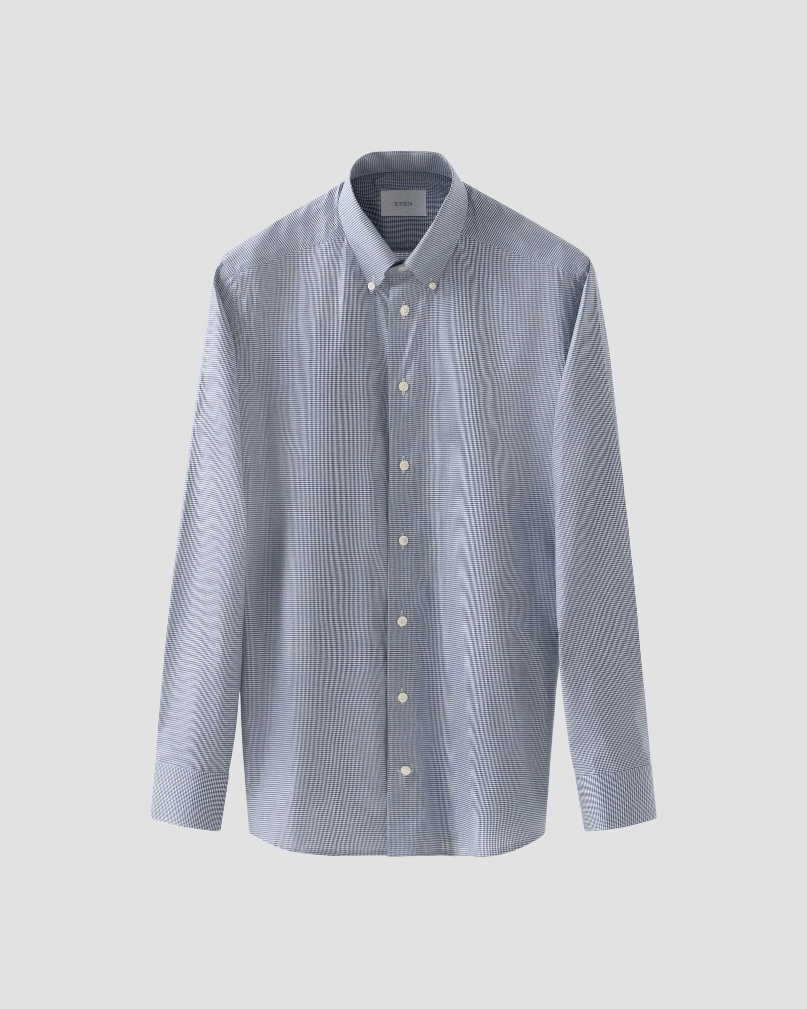 Eton - navy blue check signature oxfordshirt
