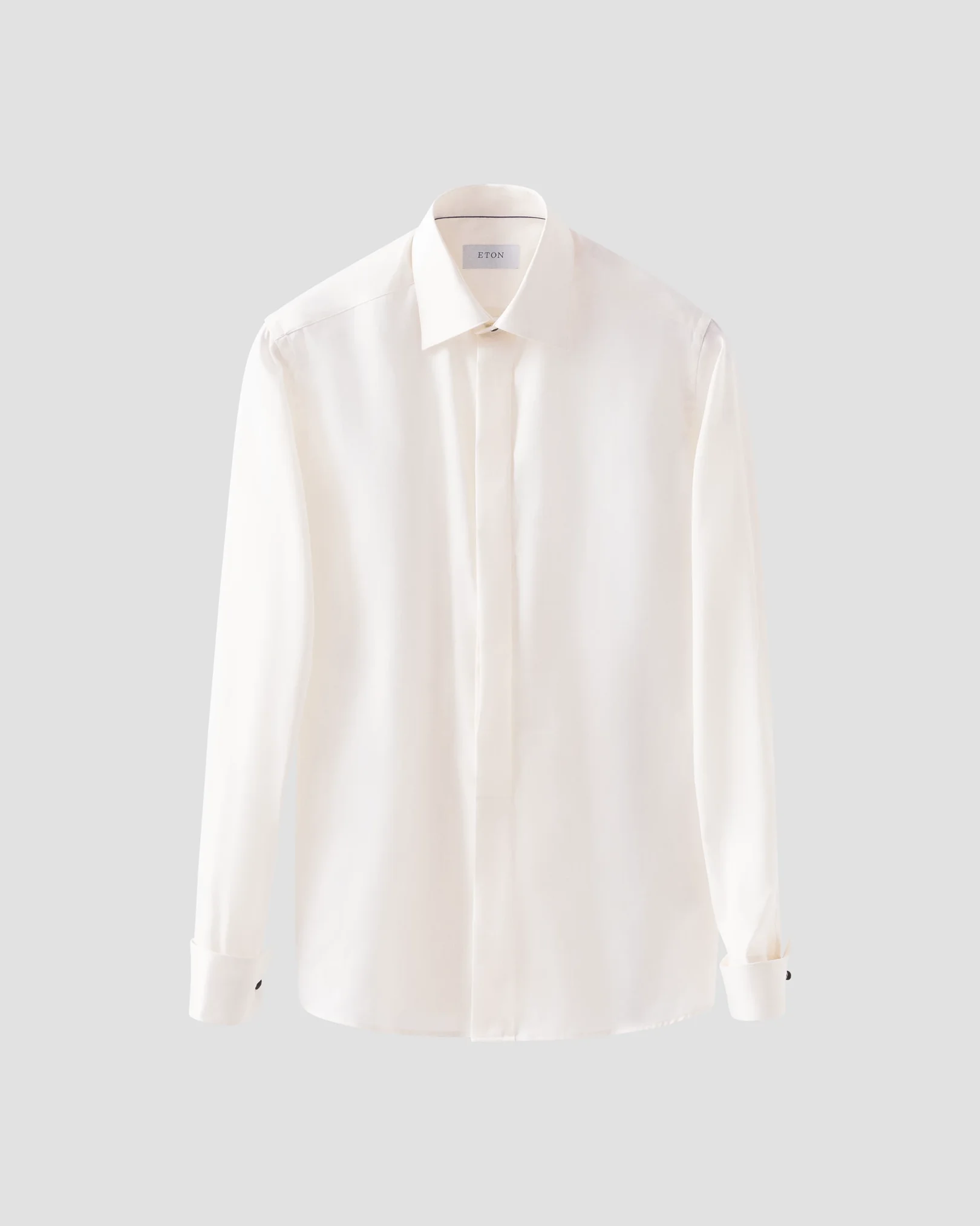 Eton - off white twill evening shirt