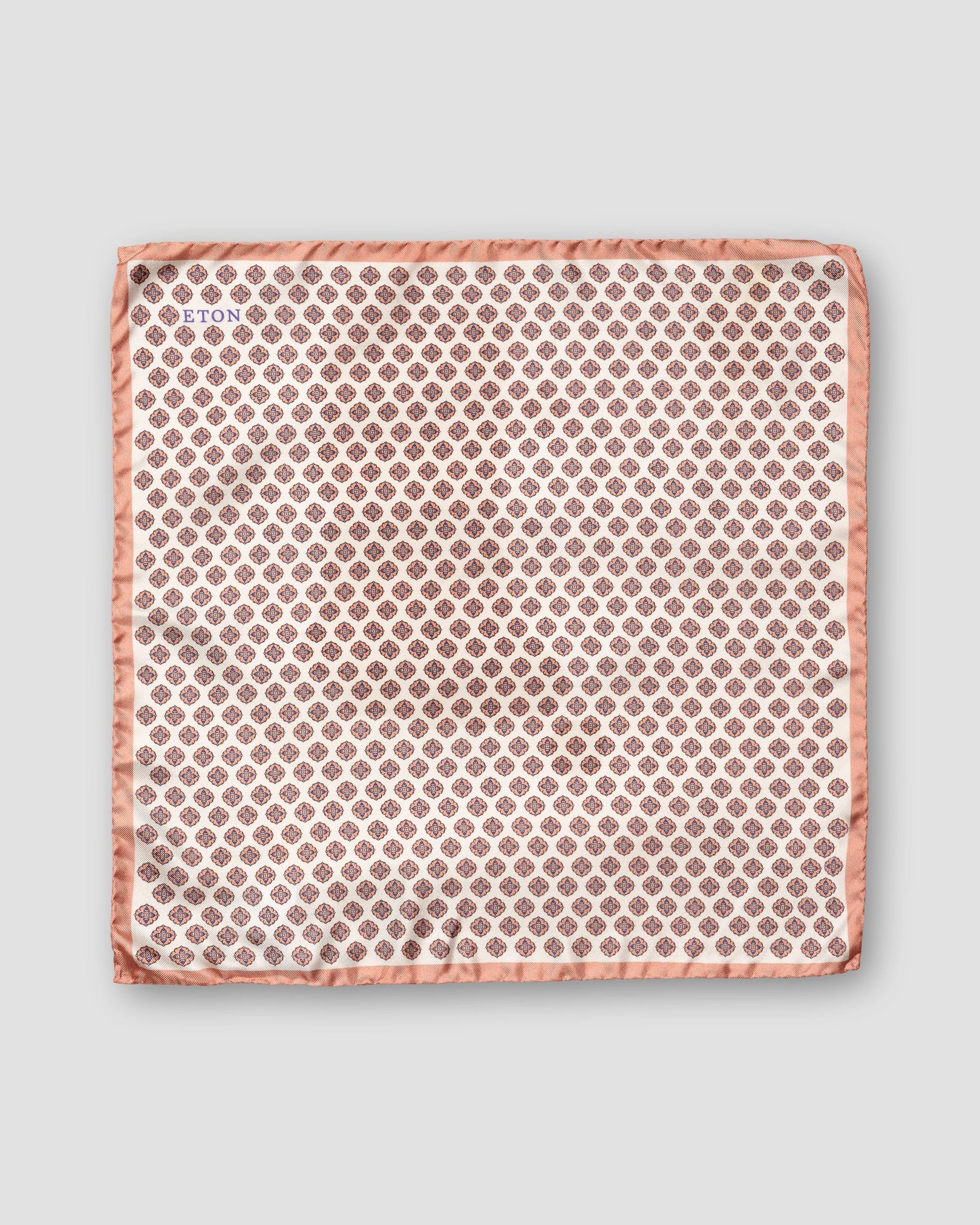 Eton - red geometric pocket square