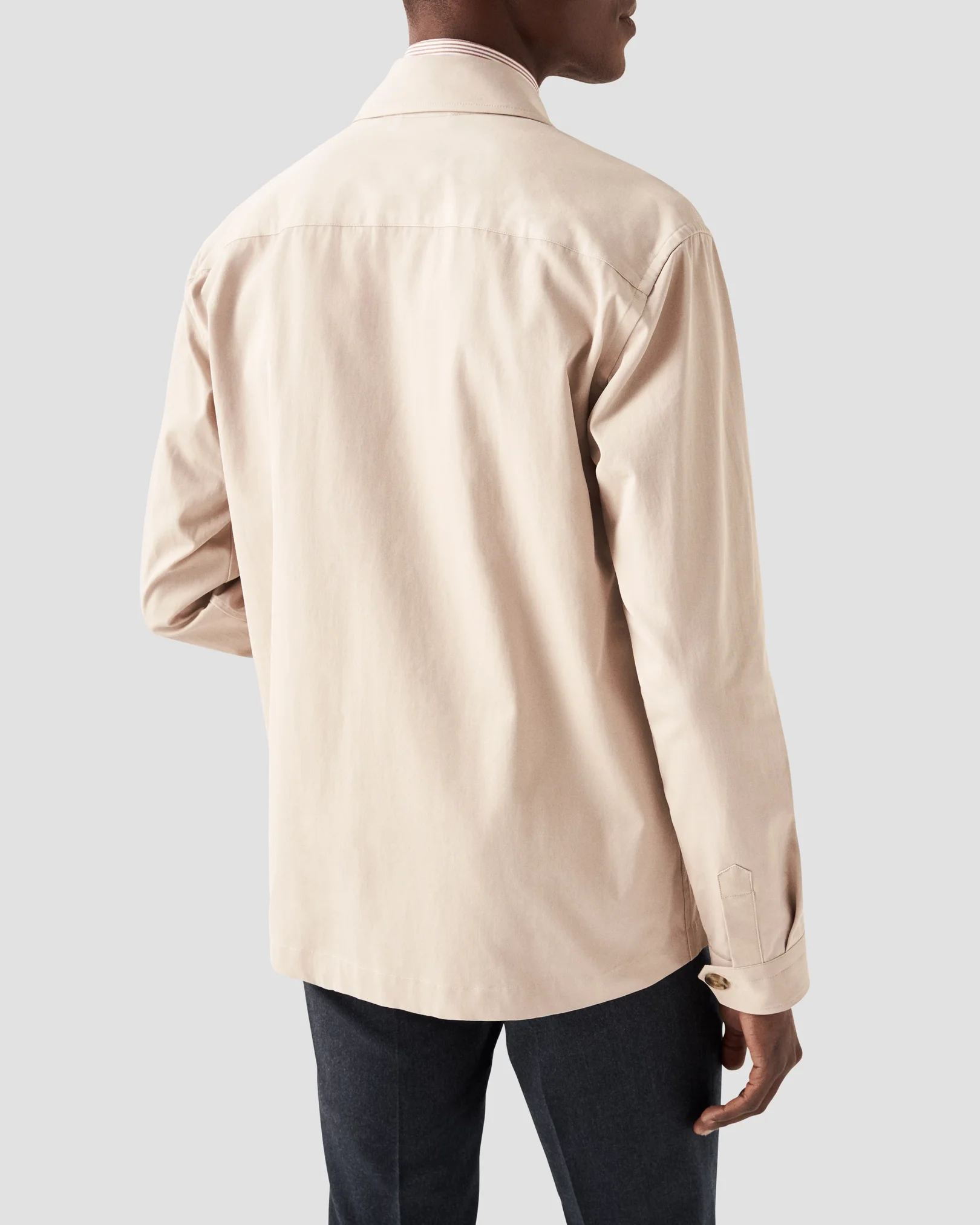 Eton - beige turndown overshirt