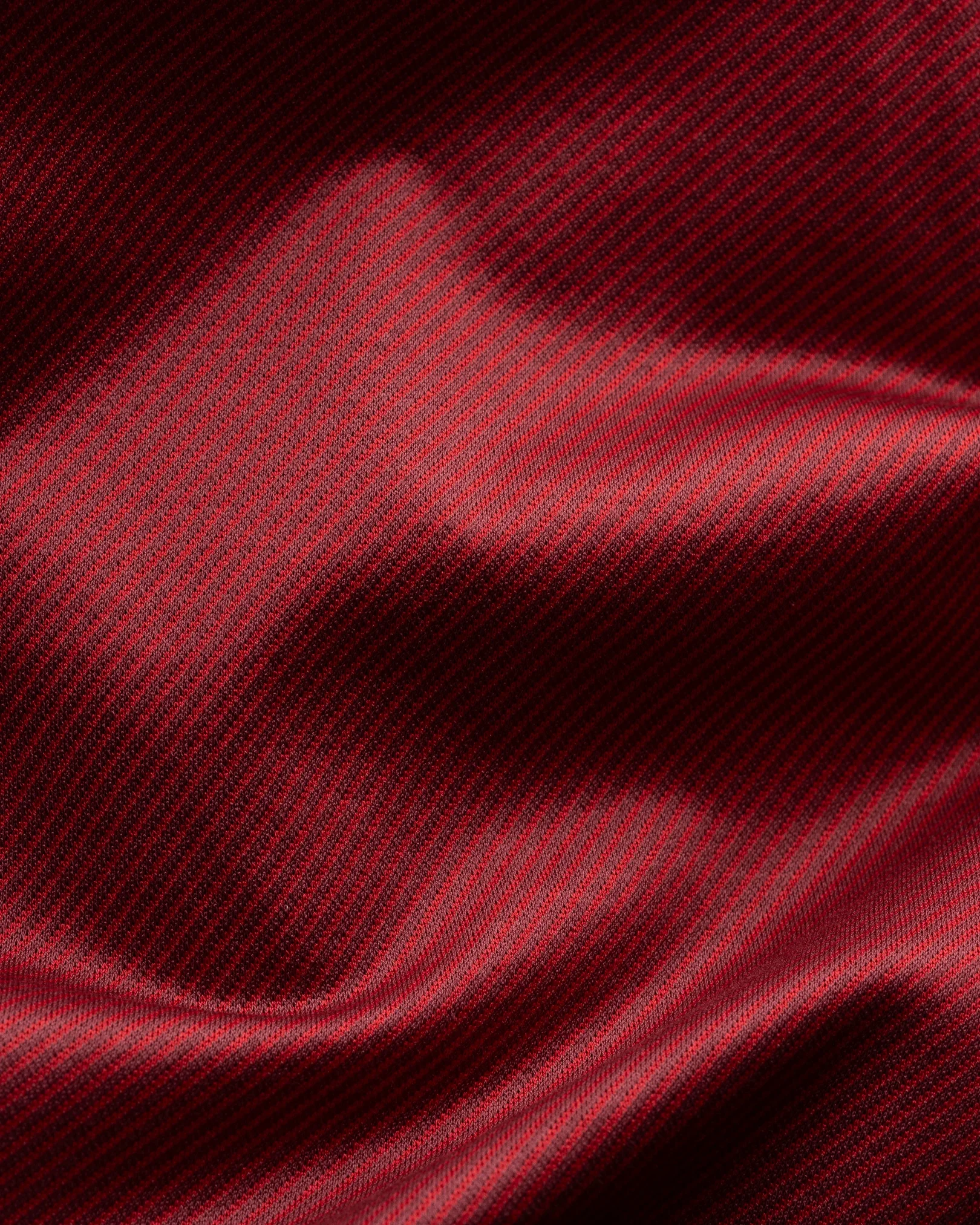 Eton - dark red knit king shirt