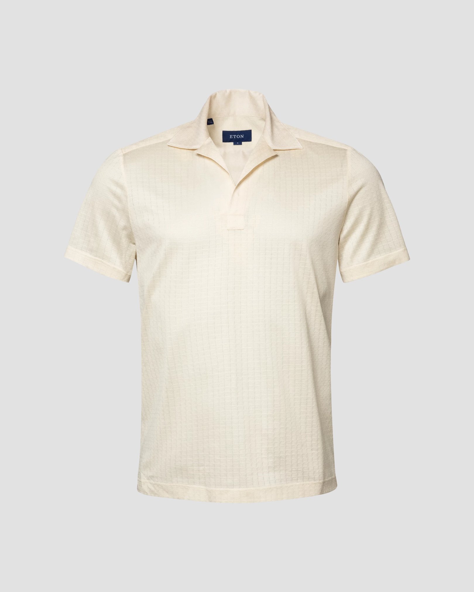 Eton - white jacquard knit