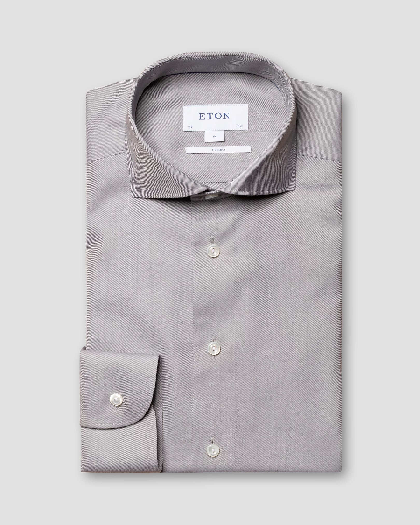 Eton - light grey merino