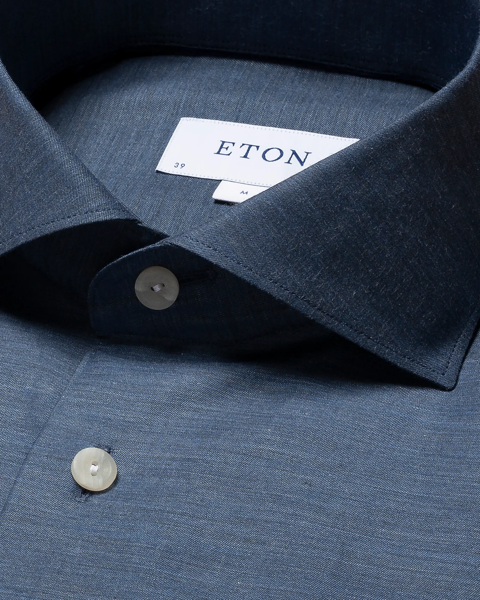 Eton - dark blue lightweight melange