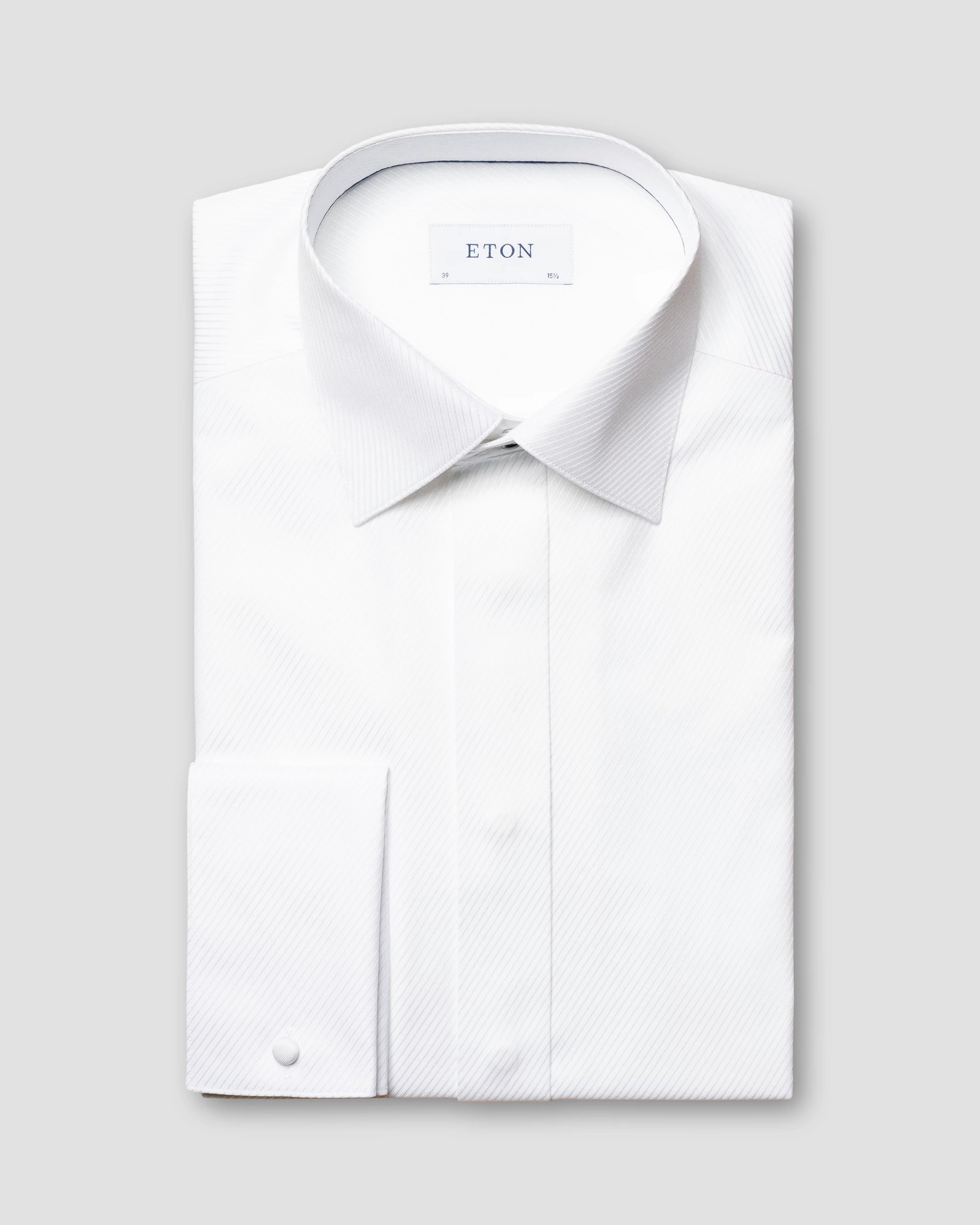 Eton - white dobby moderate cut away