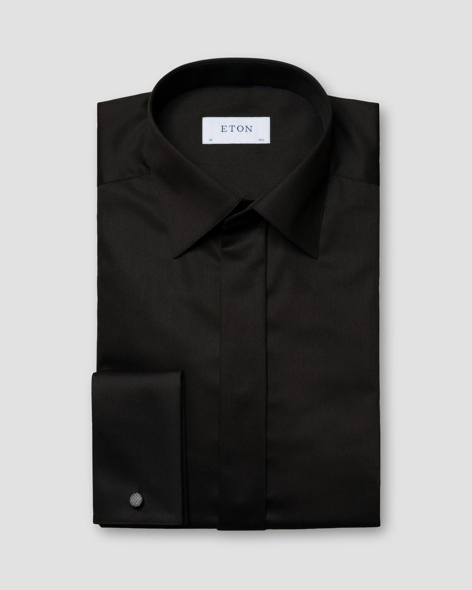 Eton - Black Tuxedo Shirt  - Evening Cut Away