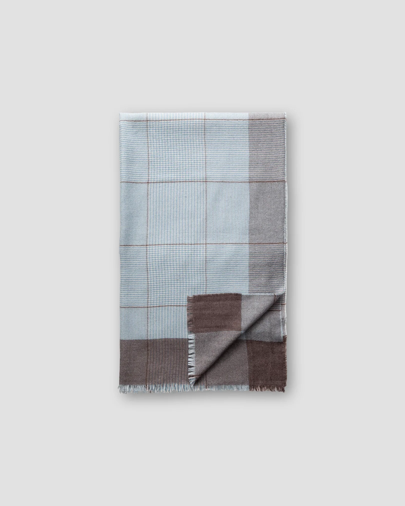 Eton - light blue cashmere silk scarf