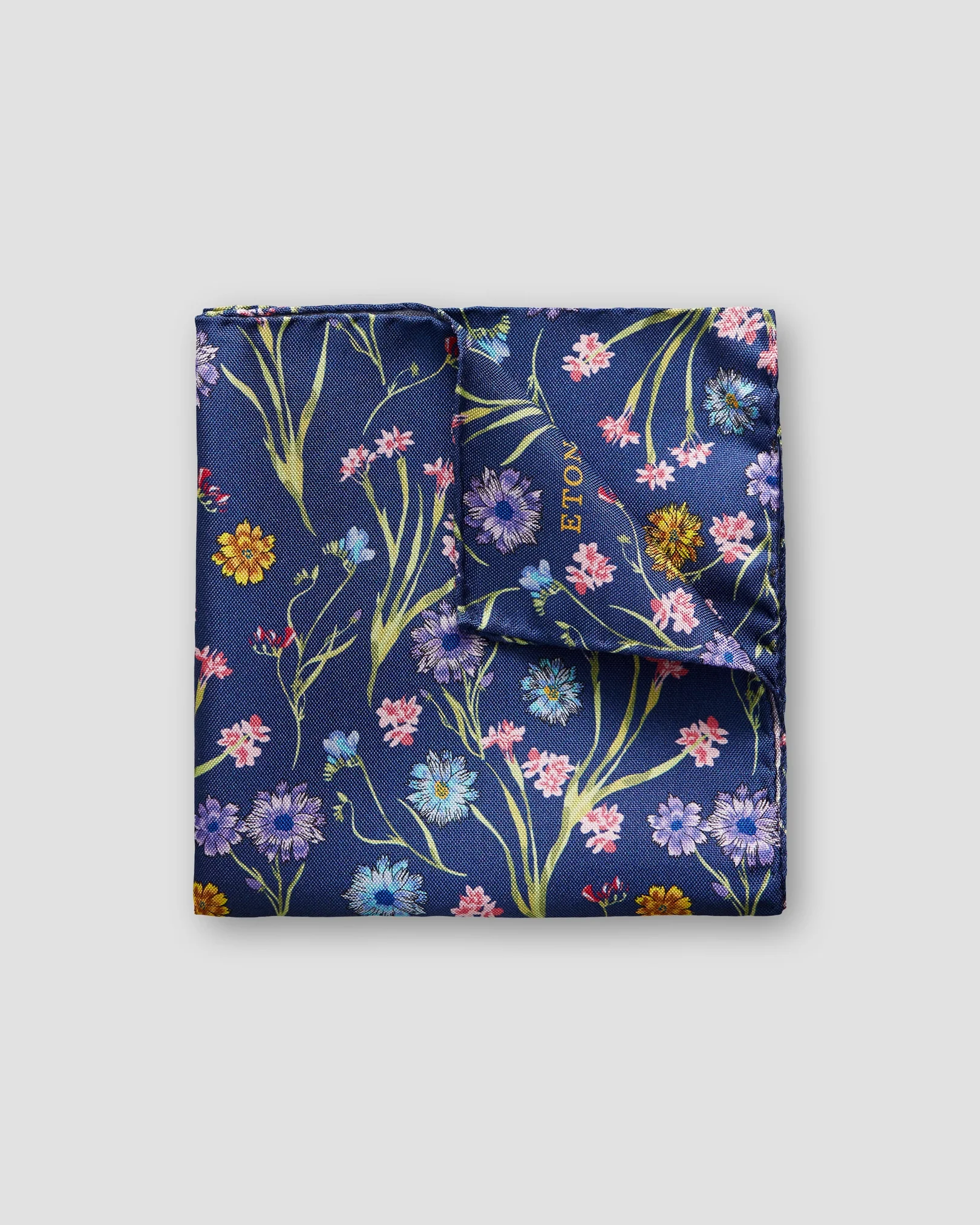 Eton - navy bouquet pocket square