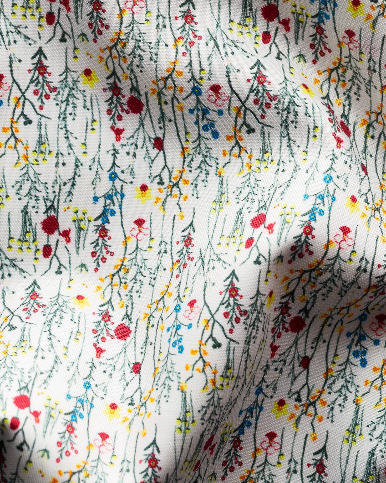 Eton - flower printed signature twill shirt