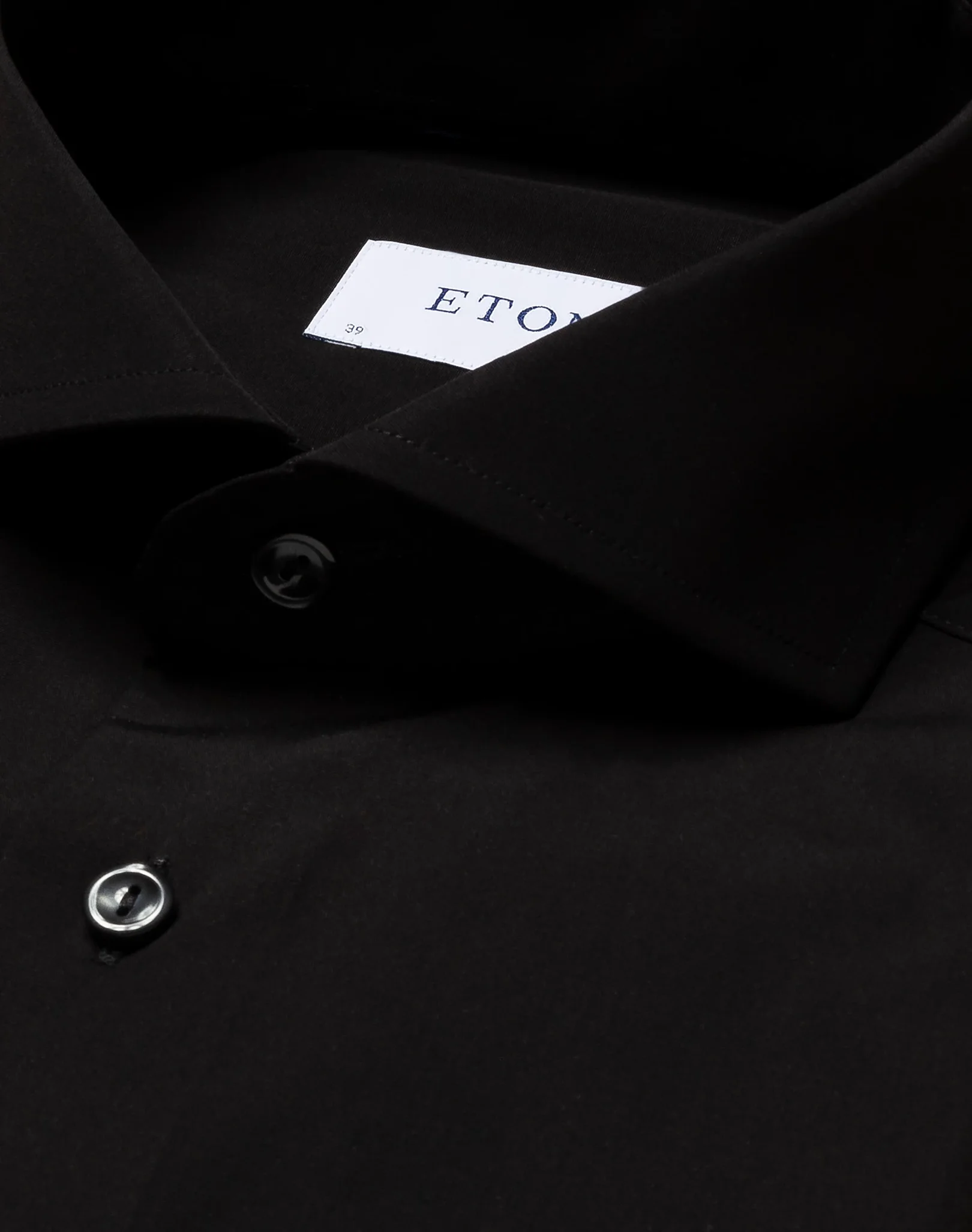 Eton - black poplin