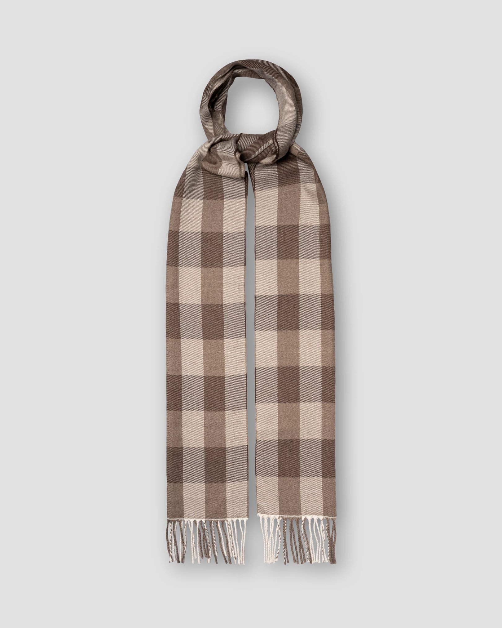 Eton - Check Merino Wool Scarf