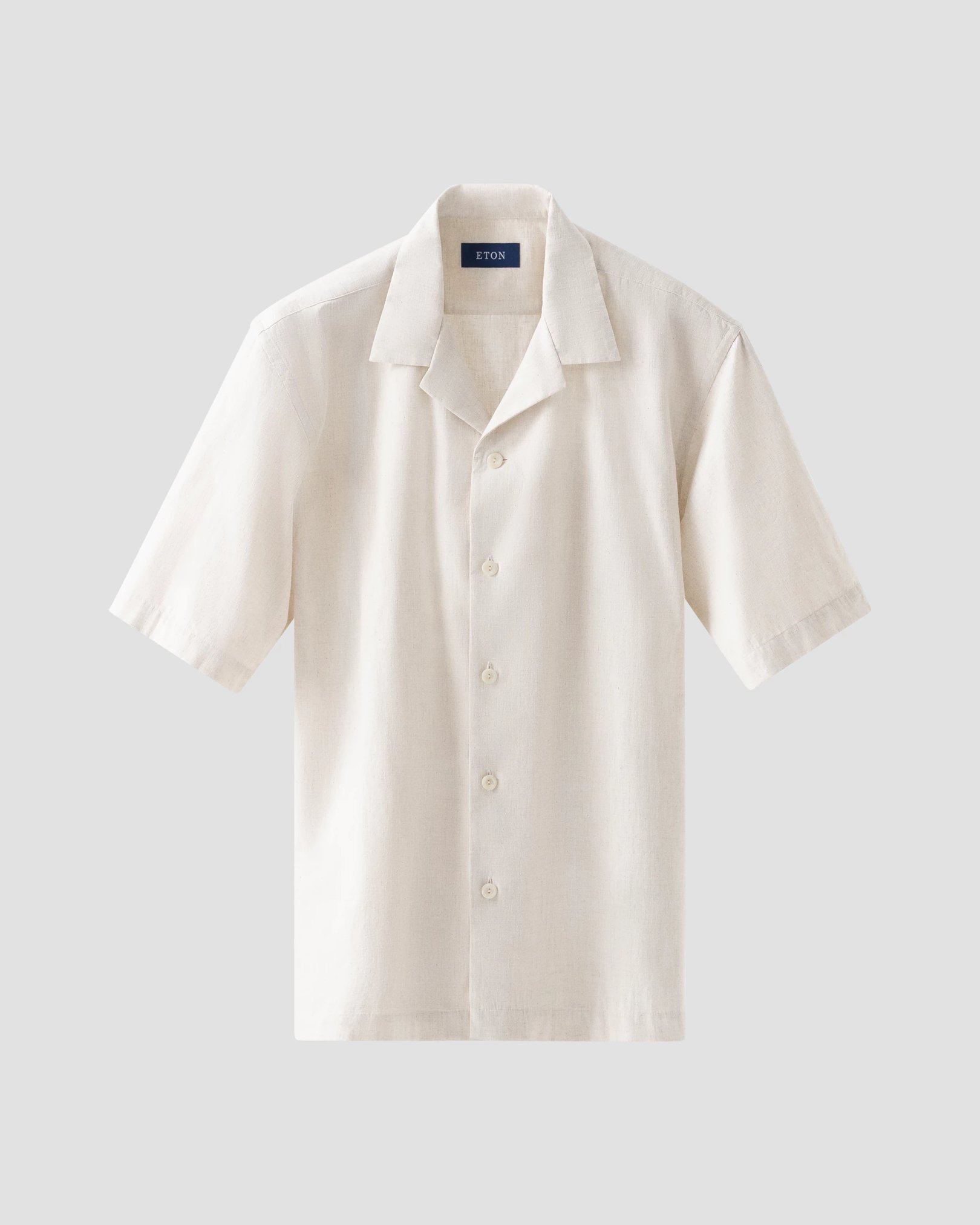 Eton - White Recycled Cotton Resort Shirt