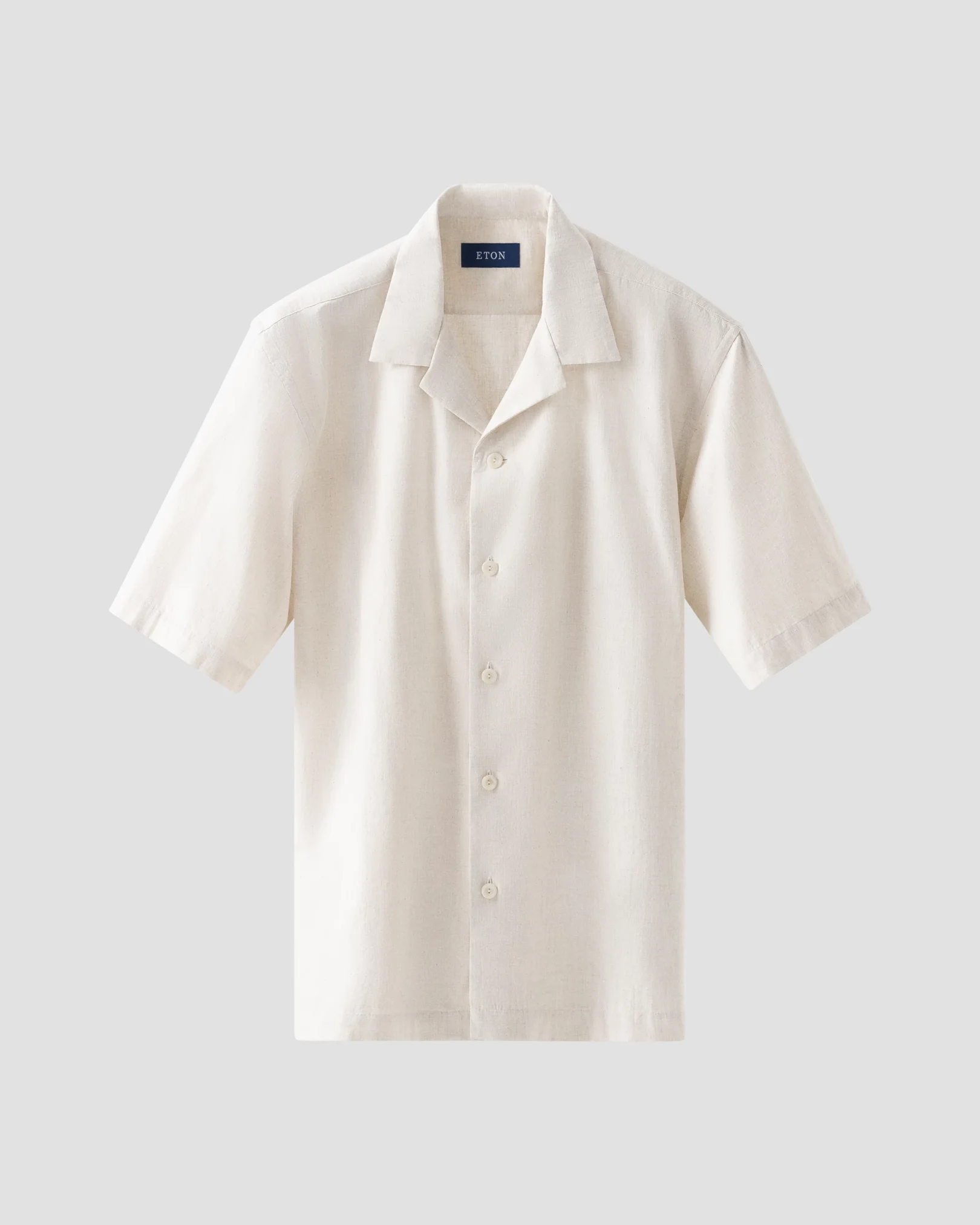 Eton - White Recycled Cotton Resort Shirt