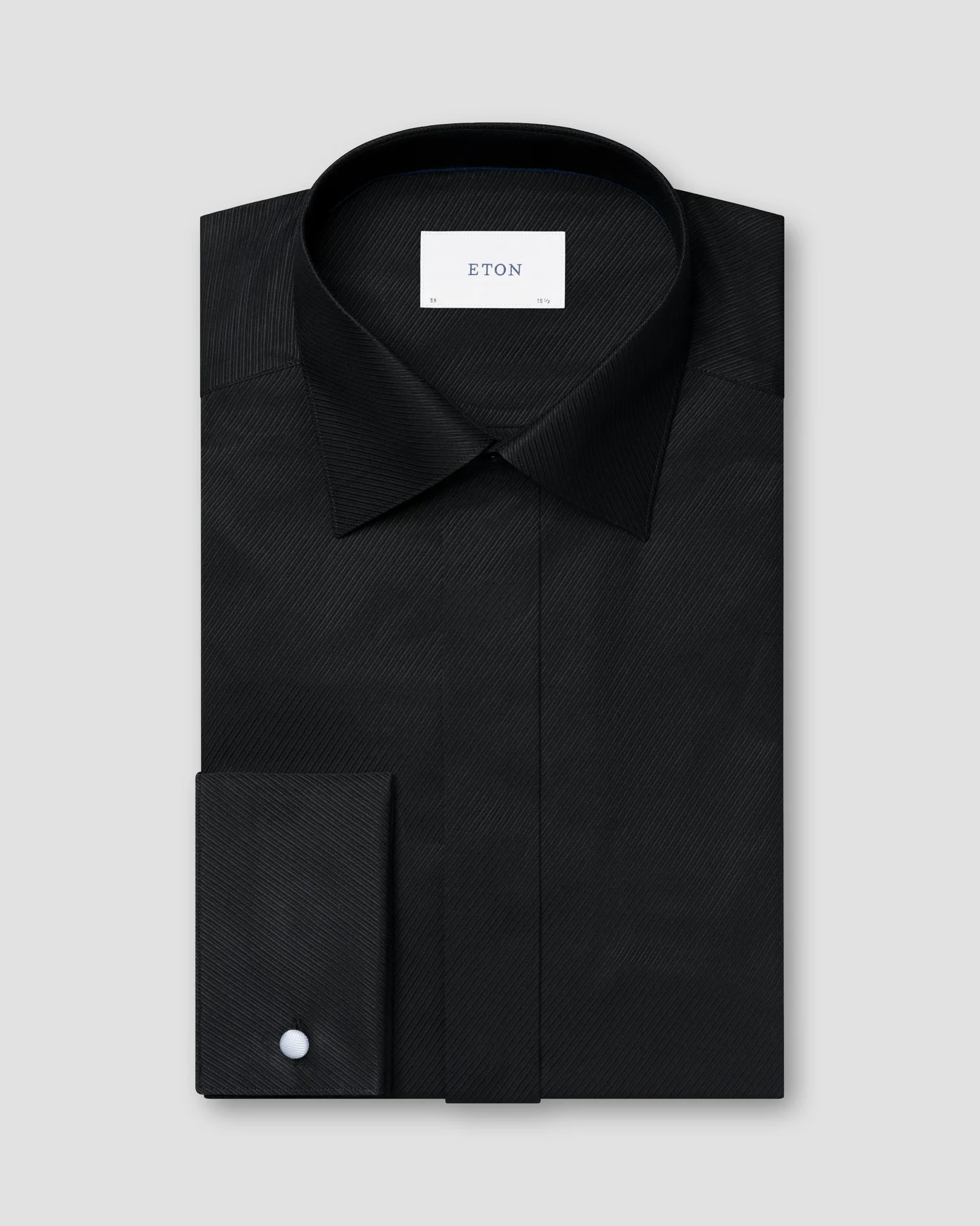 Eton - Texturiertes Twill-Hemd