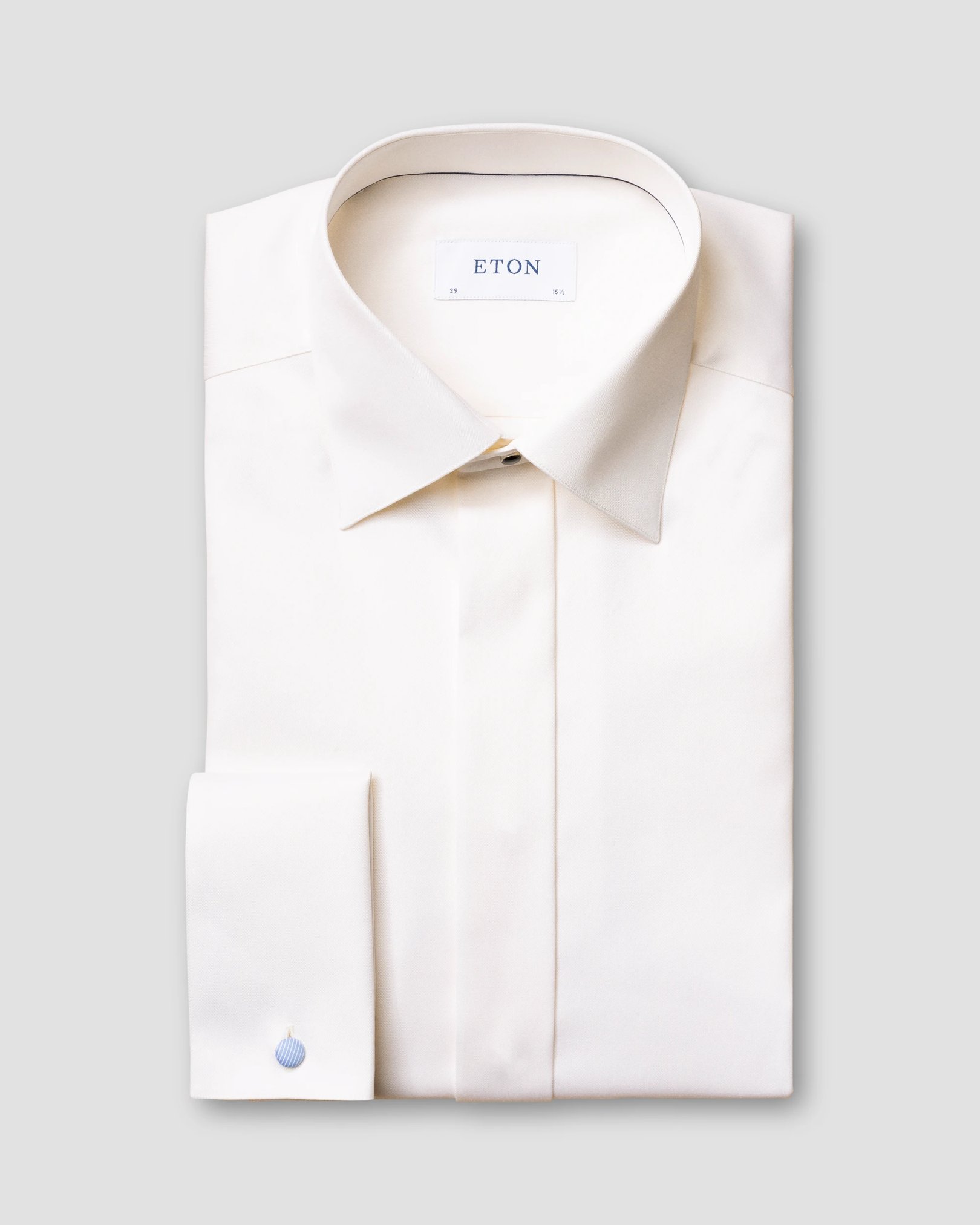 Eton - Off White Signature Twill Tuxedo Shirt