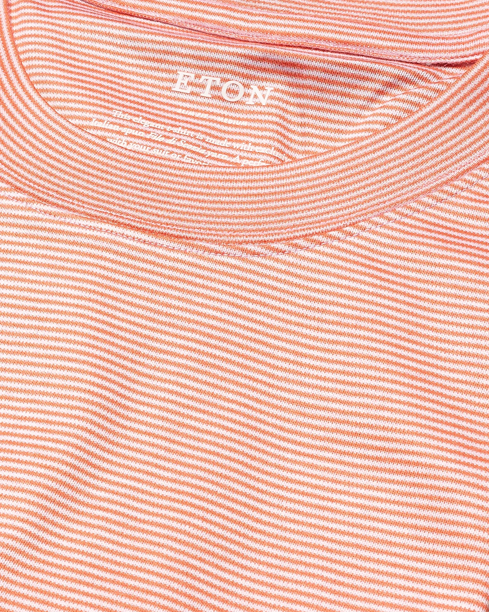 Eton - pink interlock t shirt